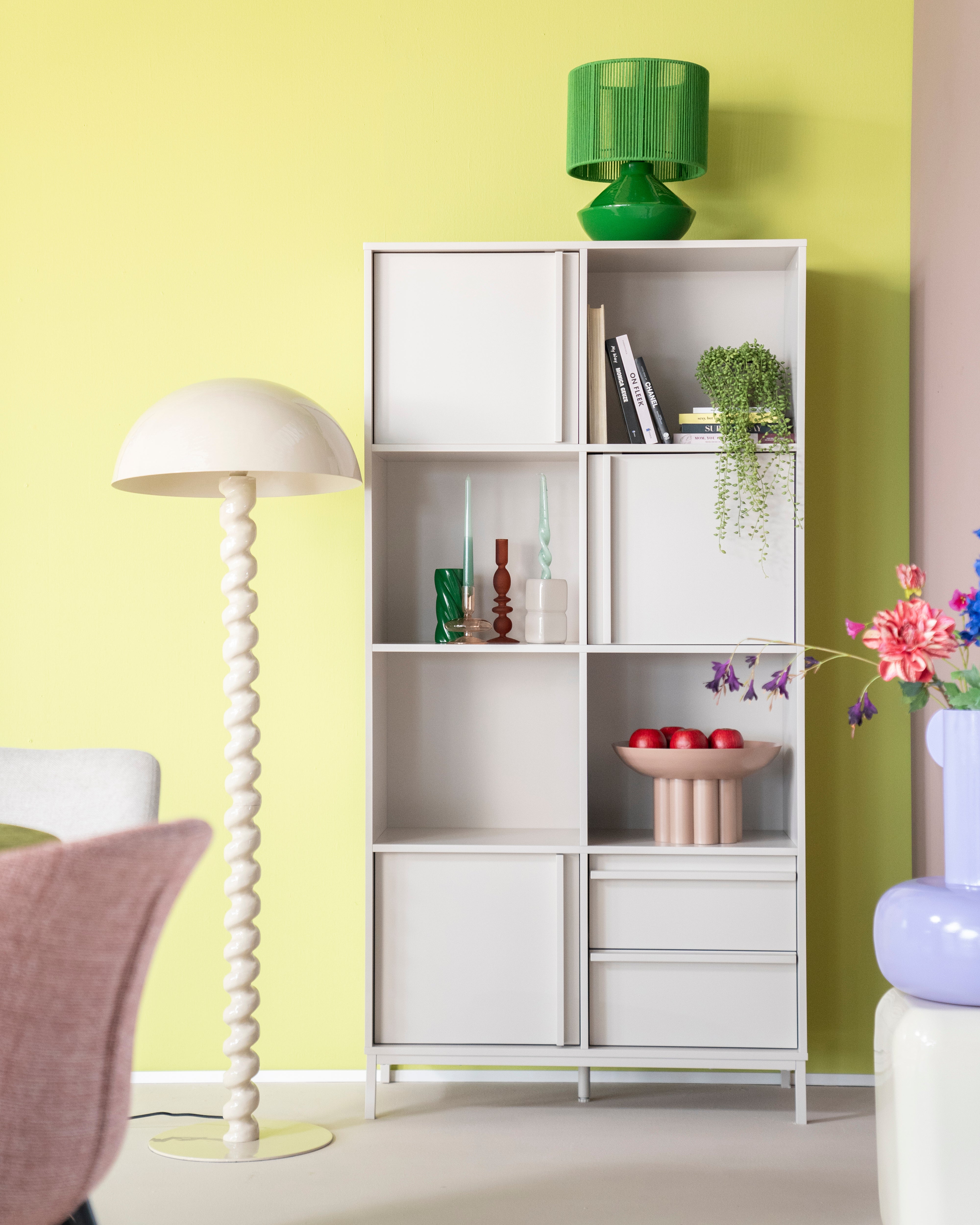 Stehlampe LUOX beige