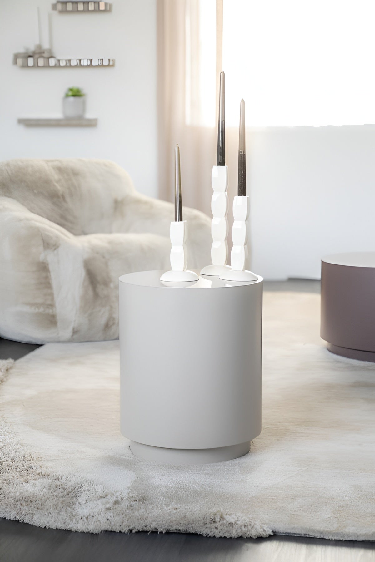 Beistelltisch MESITA taupe