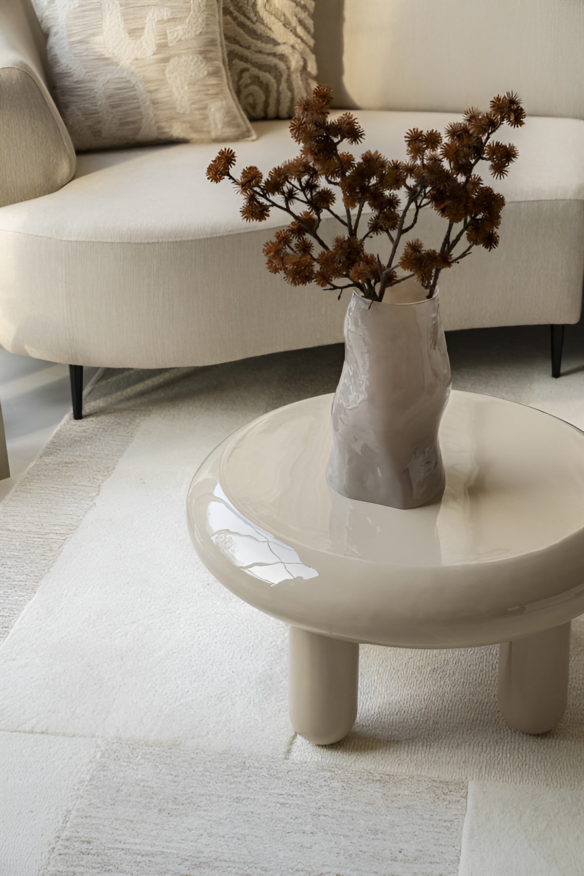 BALLOON cream coffee table