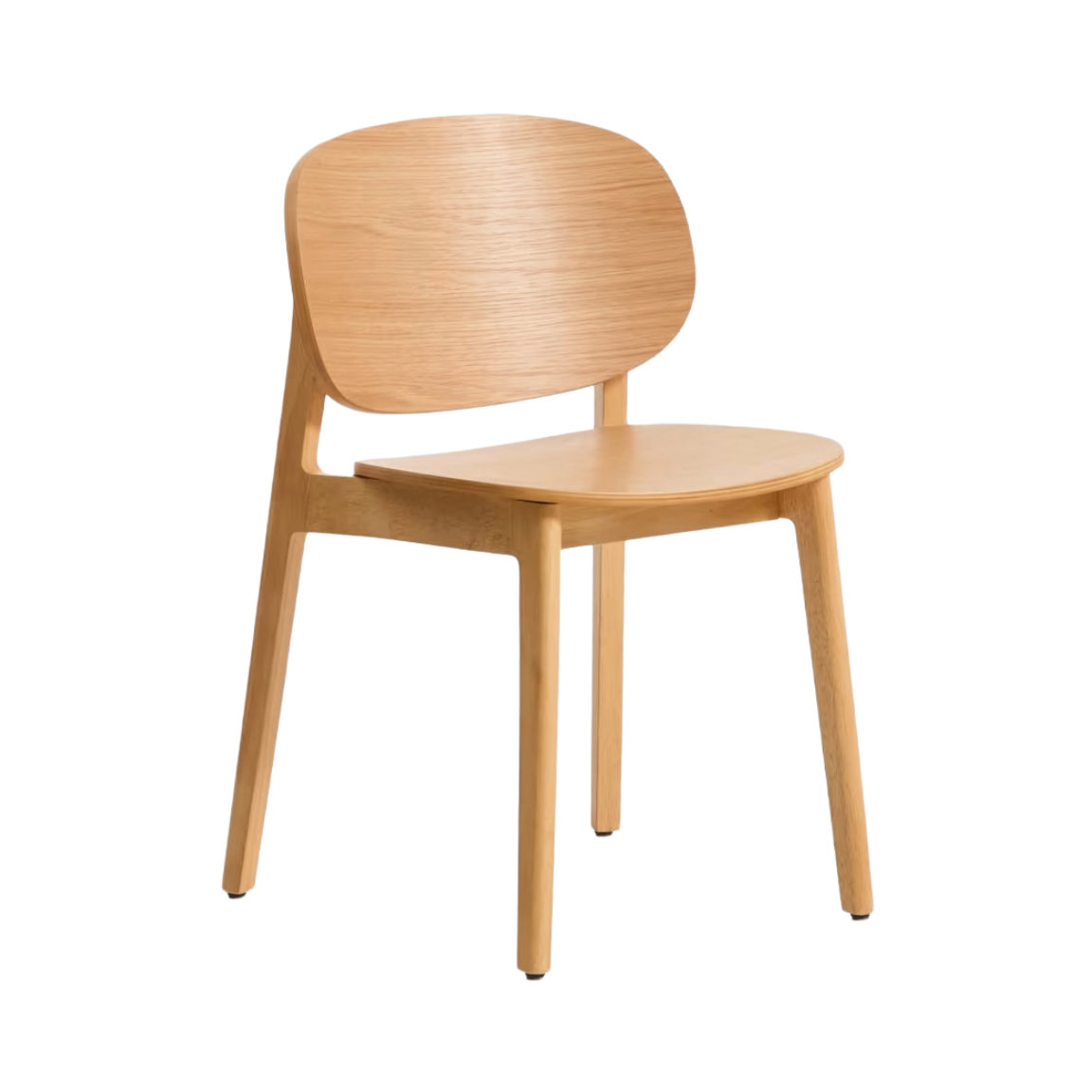 Stoel LUDARA eikenfineer