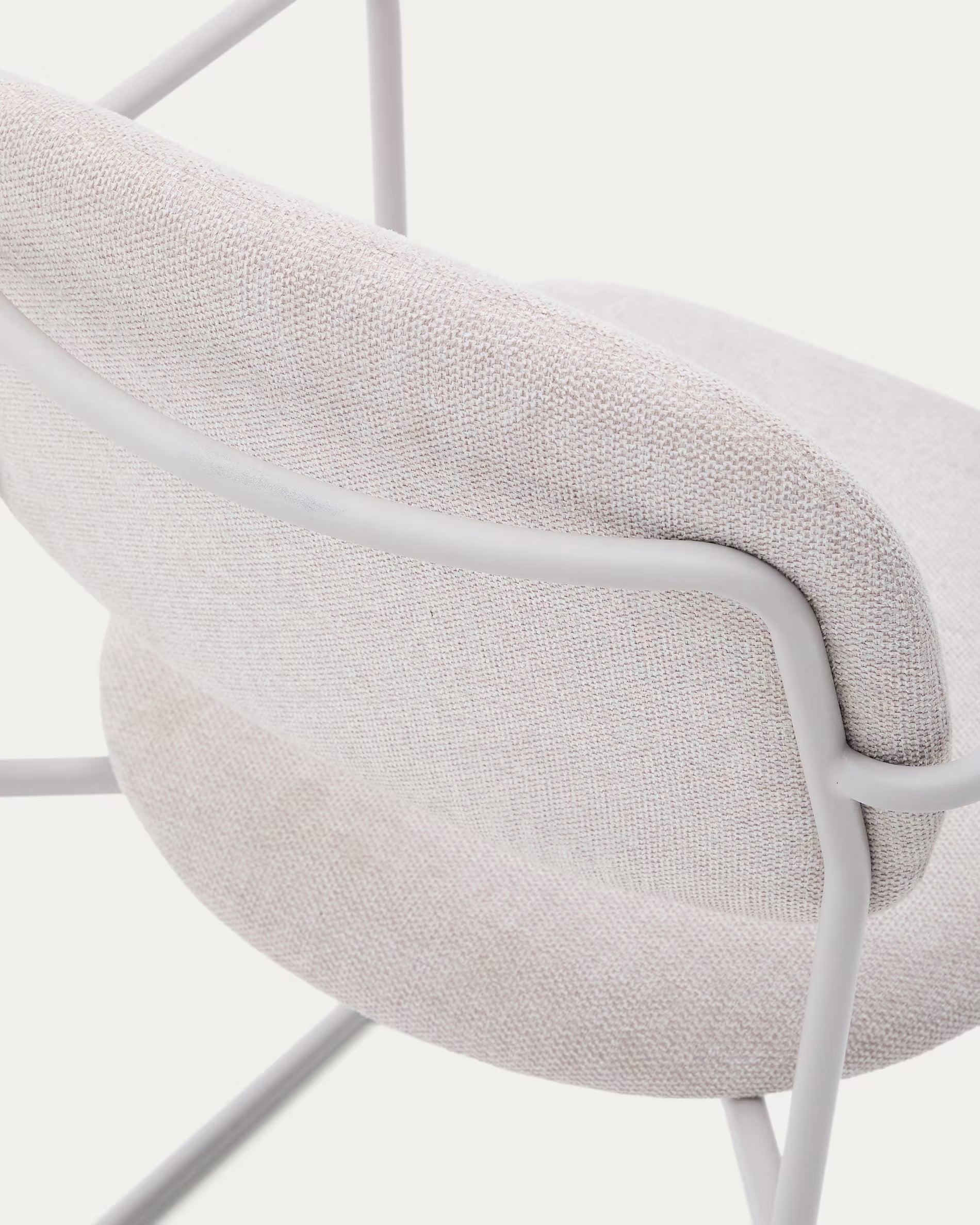 MELI armstoel grijsbeige