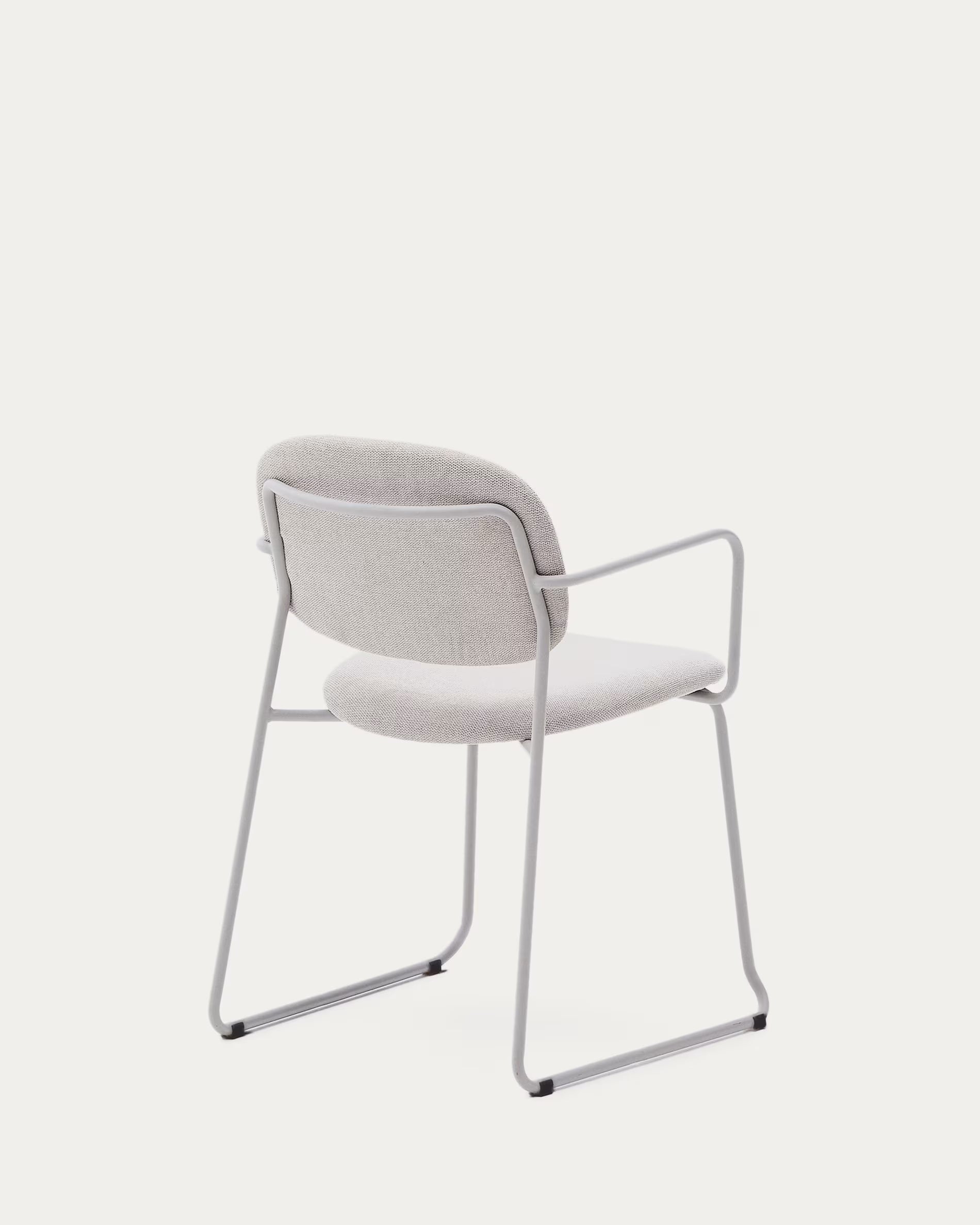 MELI armstoel grijsbeige