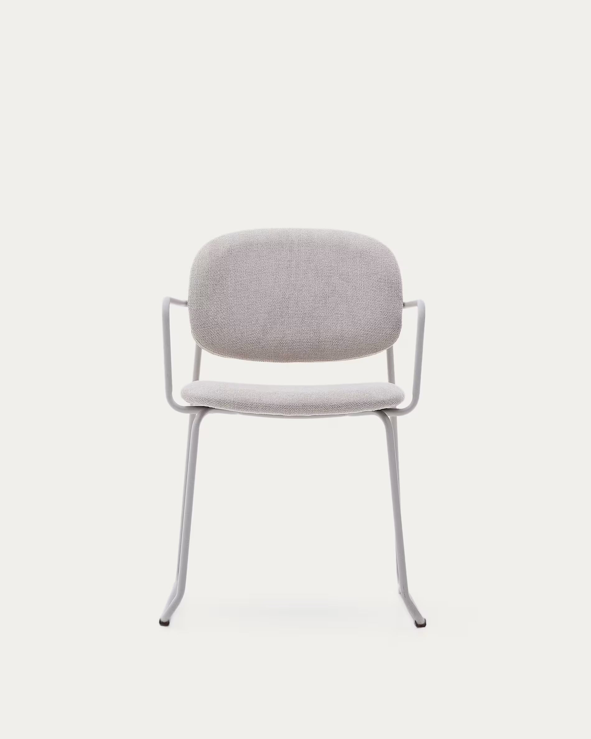 MELI armstoel grijsbeige