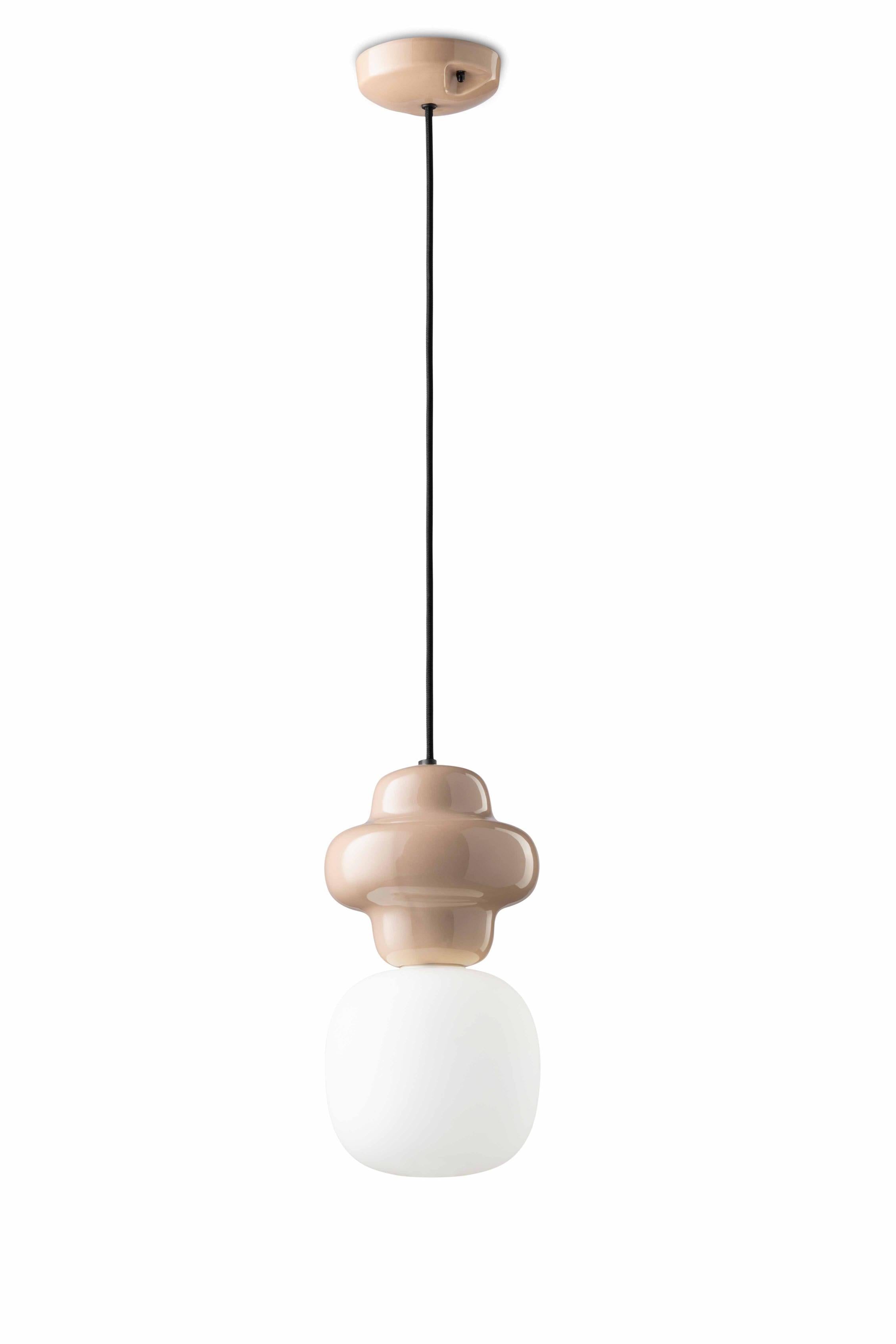 Hanglamp van keramiek COPACABANA beige