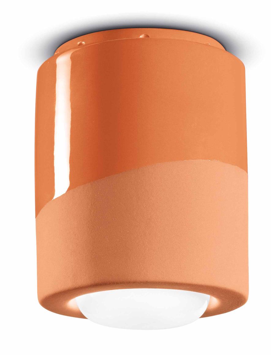 Keramische spotlamp PI oranje