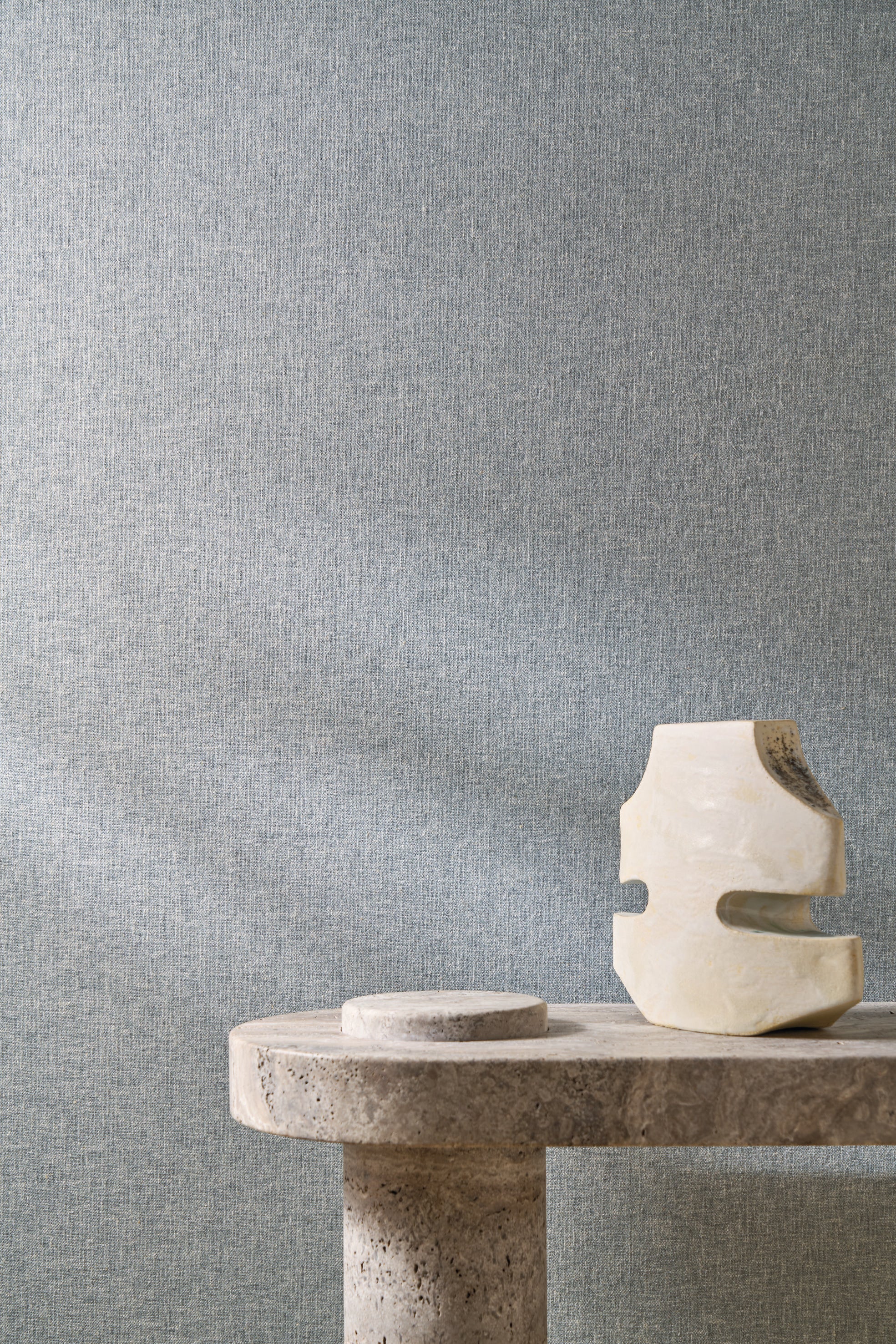 LINCOTEA Structural Textile Wallpaper - MARINE Blue