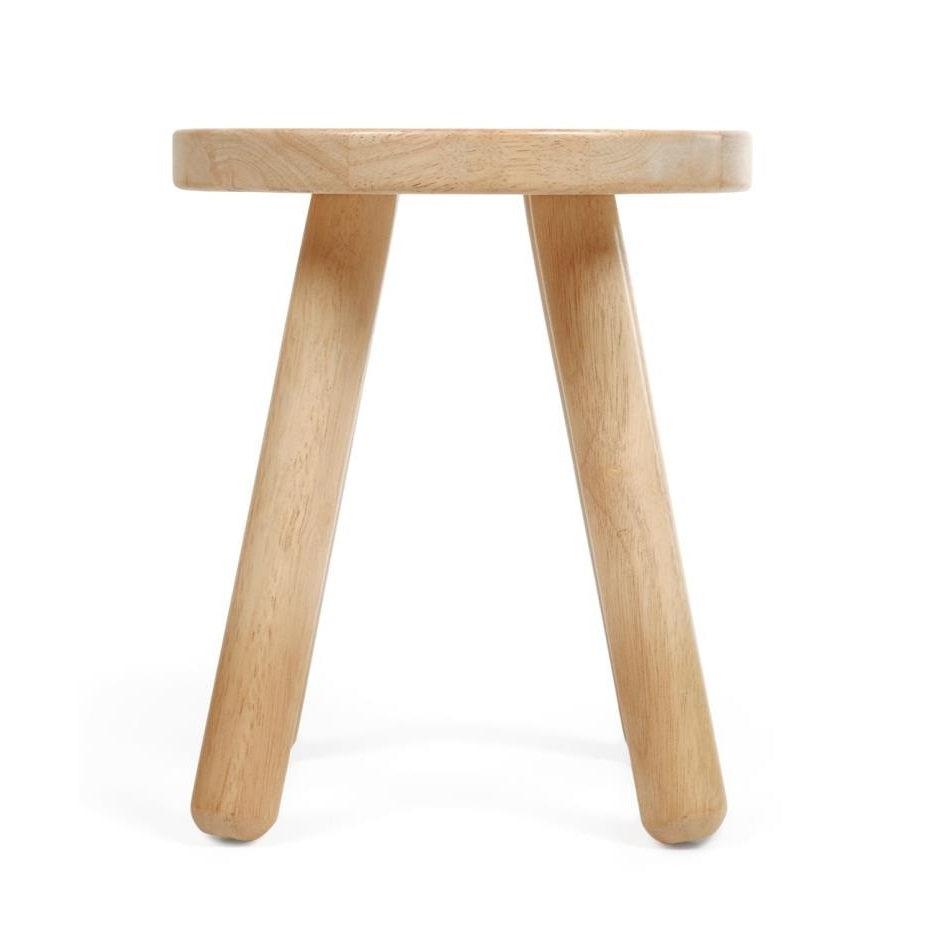 Stołek dziecięcy DILCIA lite drewno kauczukowe La Forma    Eye on Design