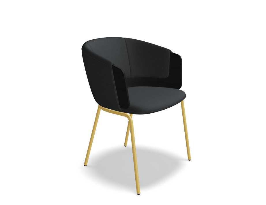 Krzesło COLLAR metalowa podstawa