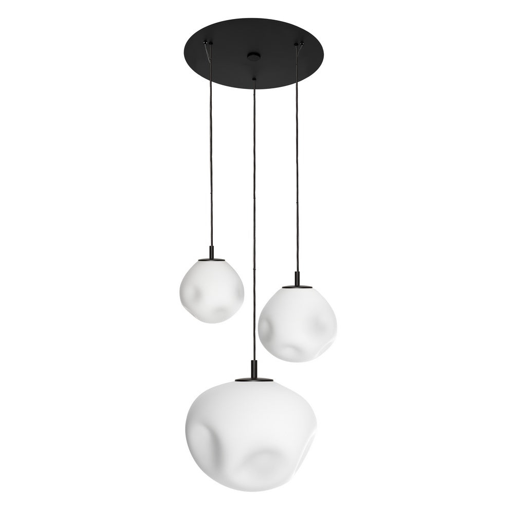 Driepunts hanglamp CLOE zwart