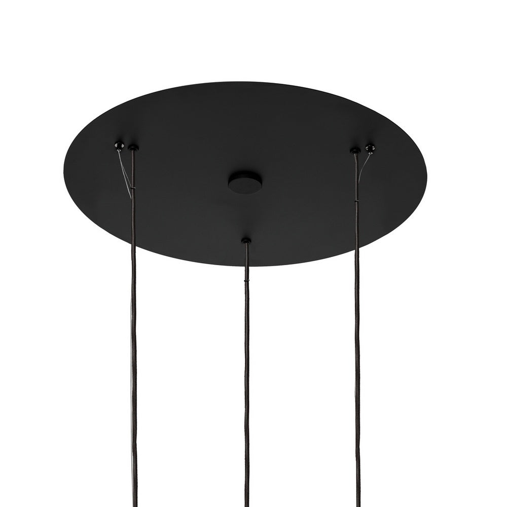 Driepunts hanglamp CLOE zwart