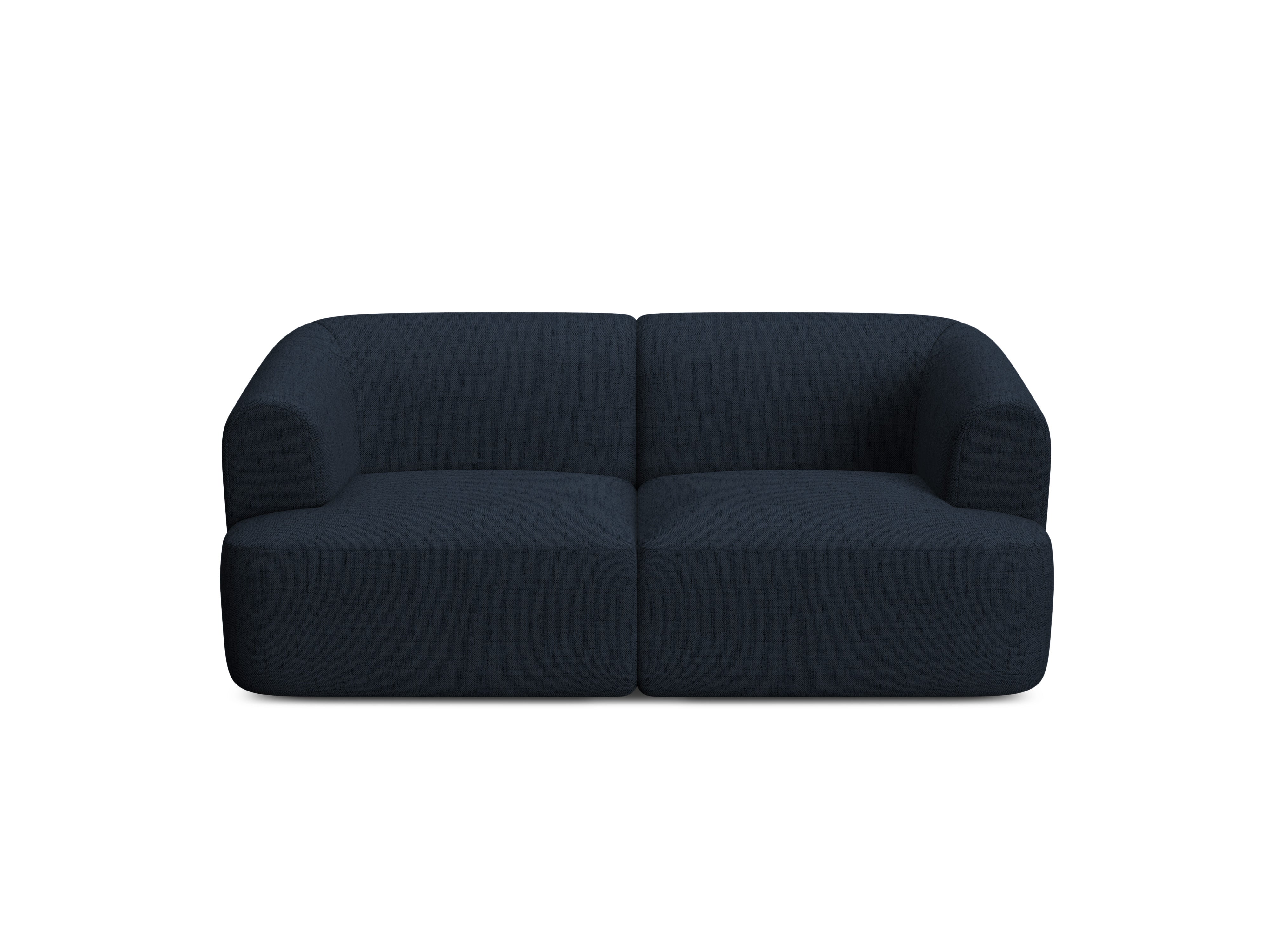 2-seater Sofa CAMPI blue chenille