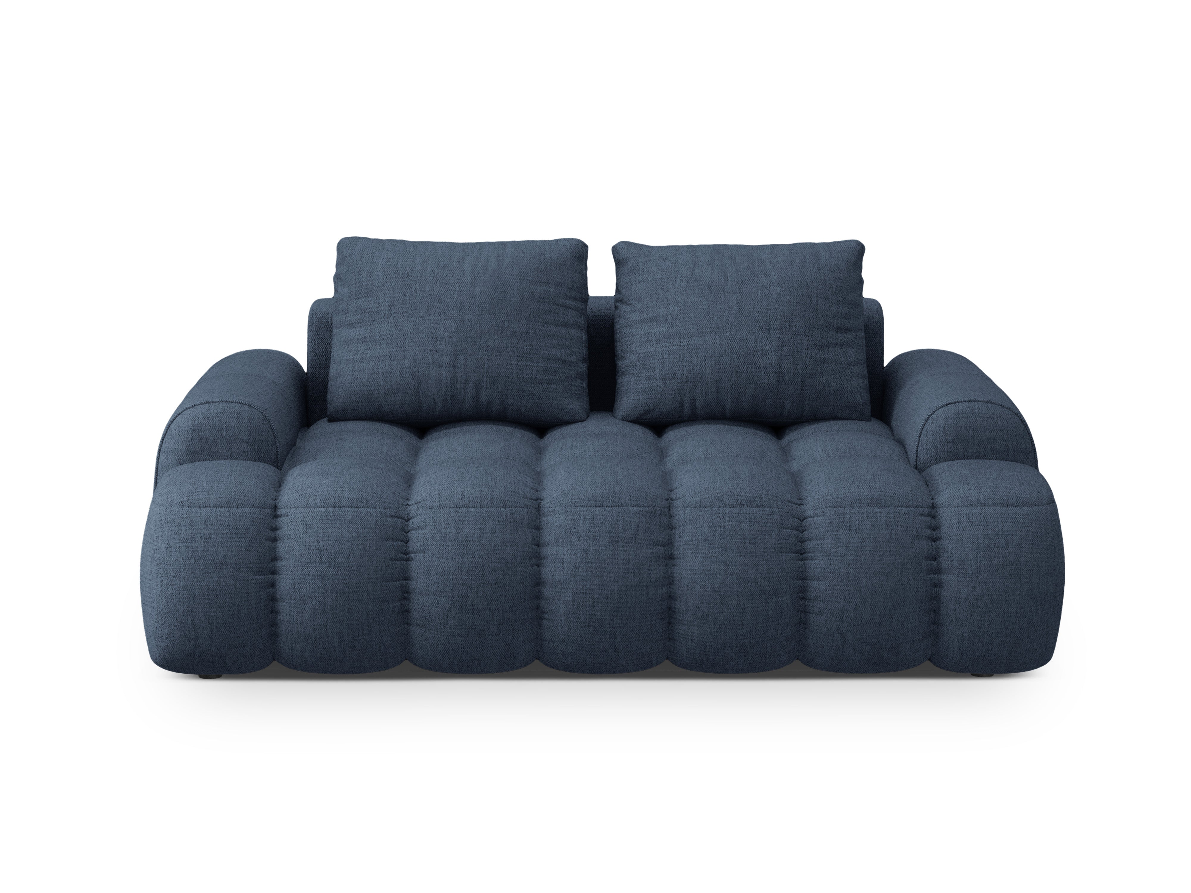 Sofa 2-osobowa LINZ niebieski do salonu – Cosmopolitan Design