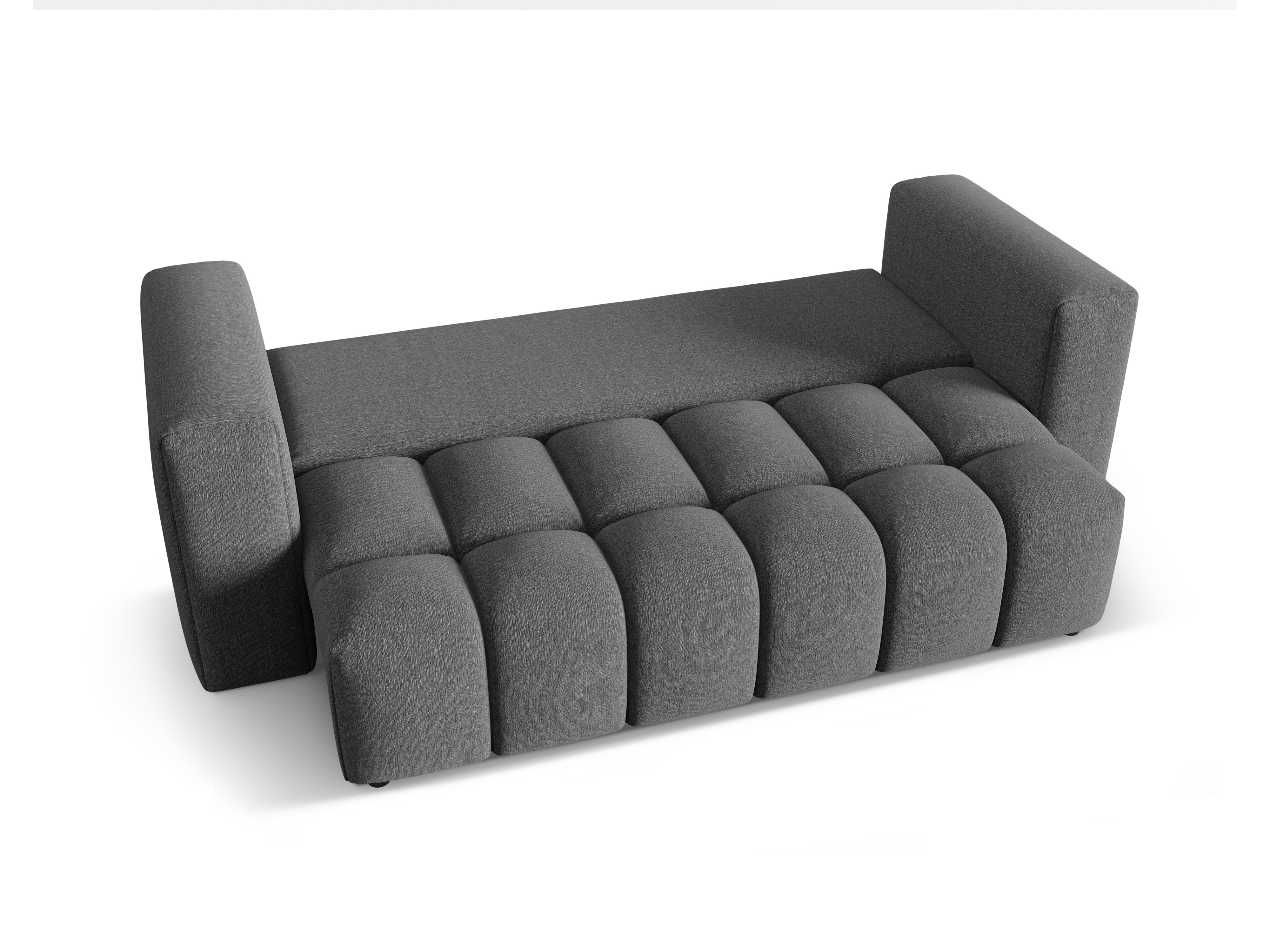 3-Seater Sofa with Sleeping Function VERONA Gray