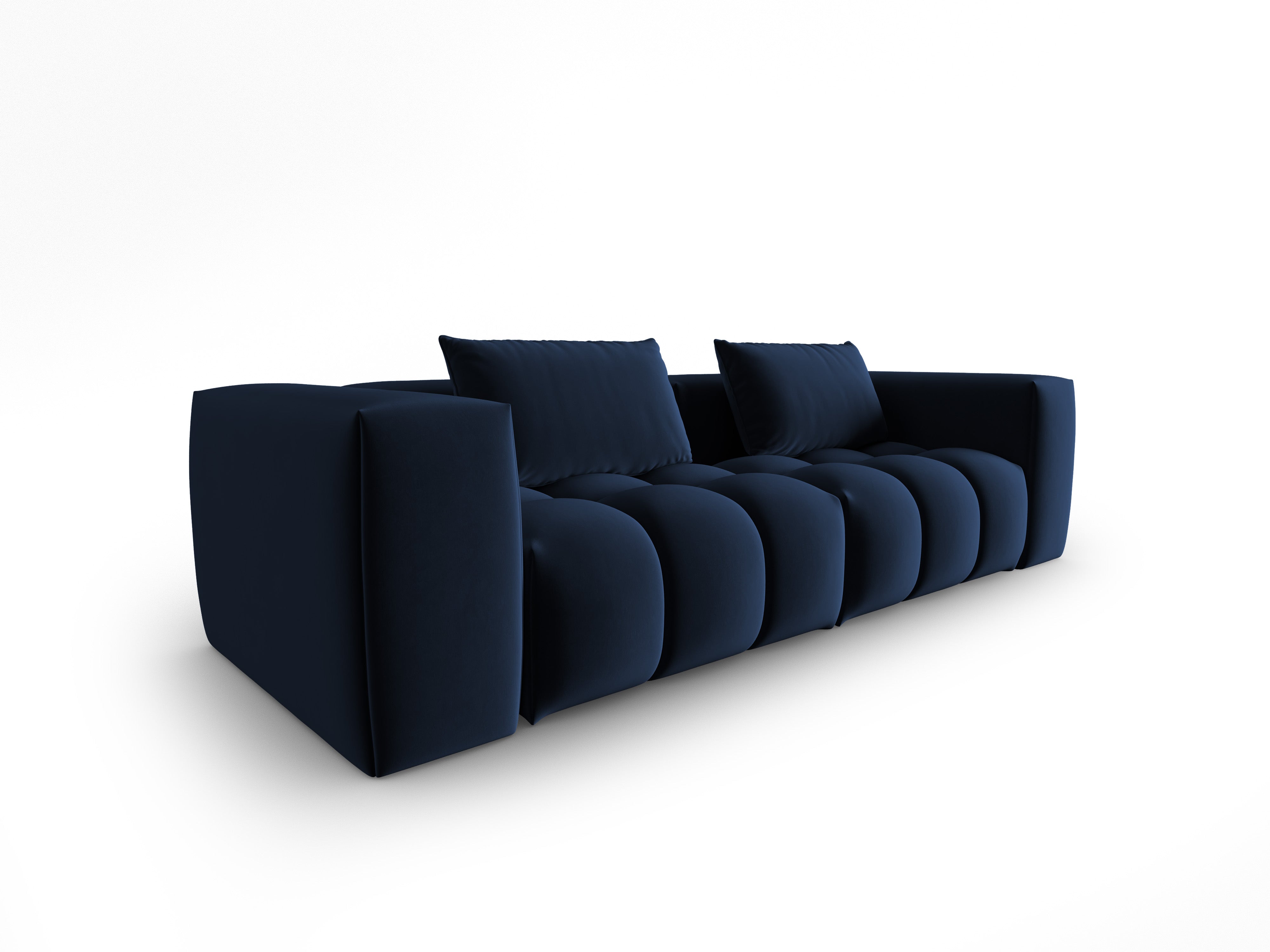 Sofa van fluweel 3-zits VERONA koninklijk blauw