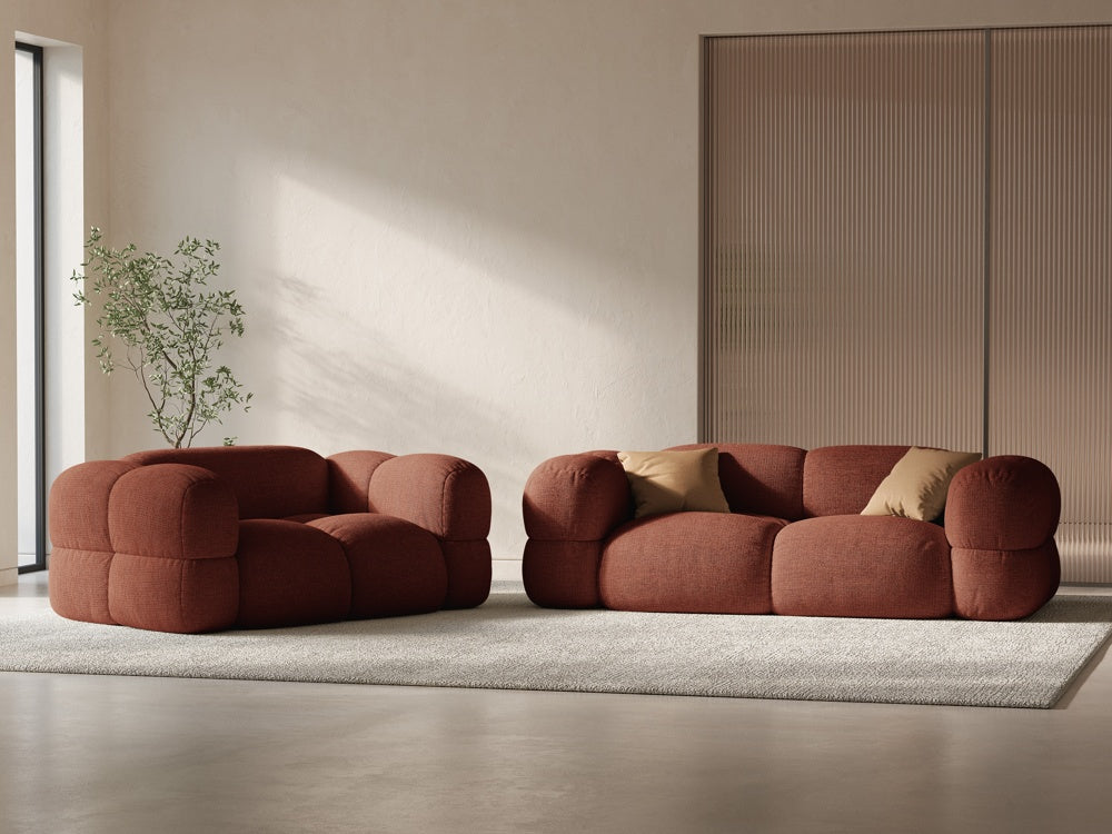 3-seater Sofa LORETTO coral