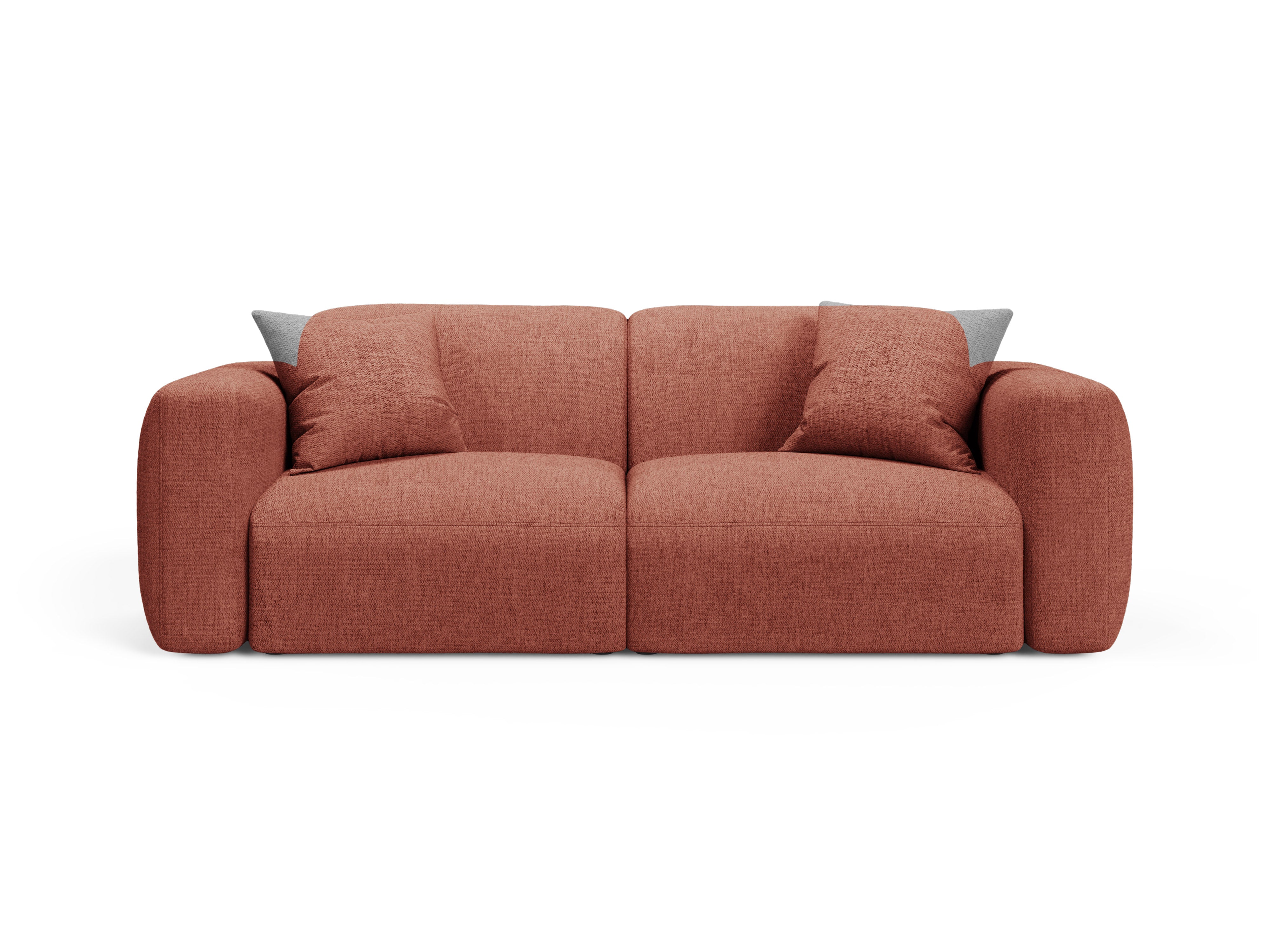 3-seater Sofa STRINO coral chenille