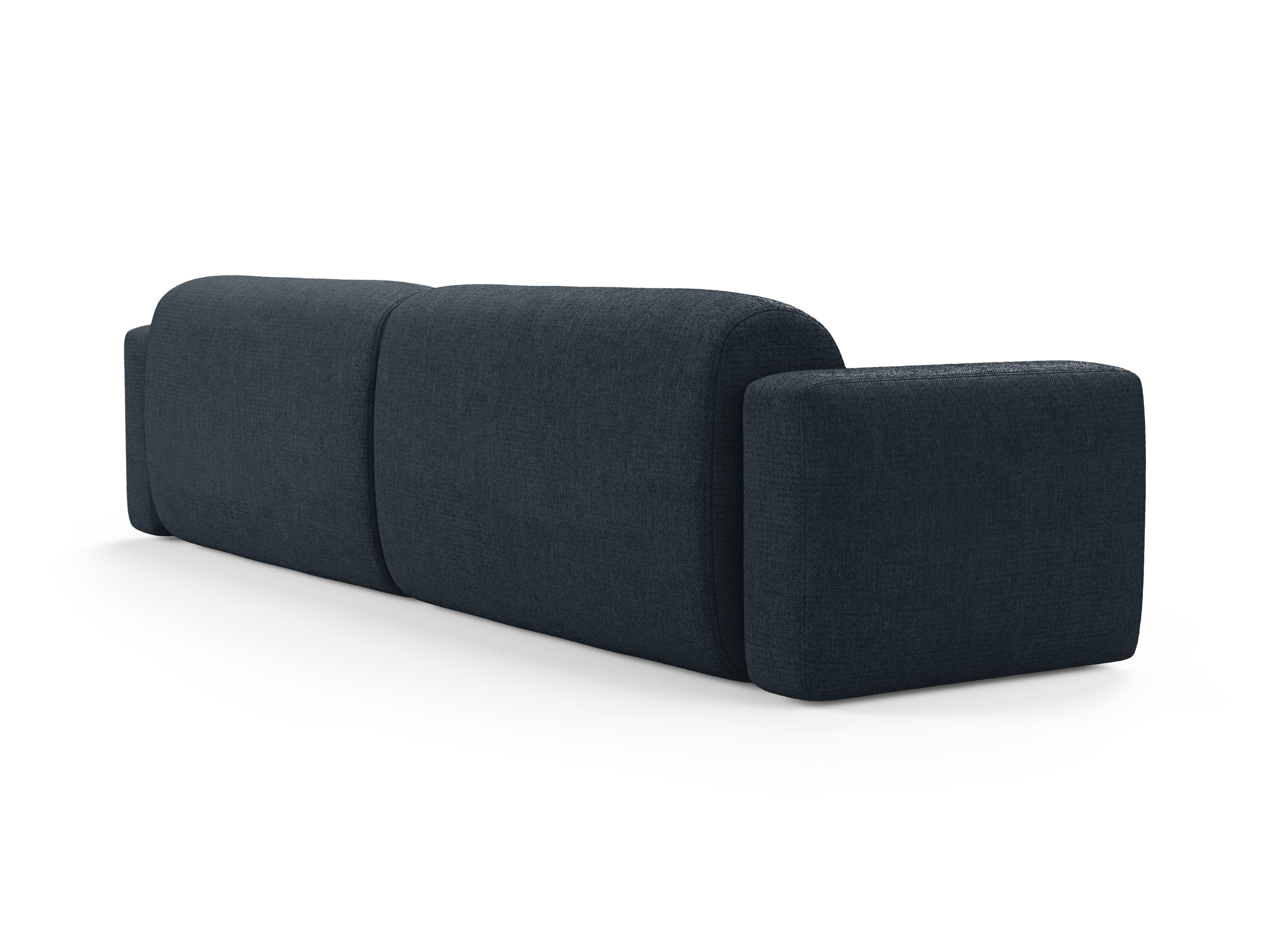 Sofa 4-persoons STRINO blauwe chenille