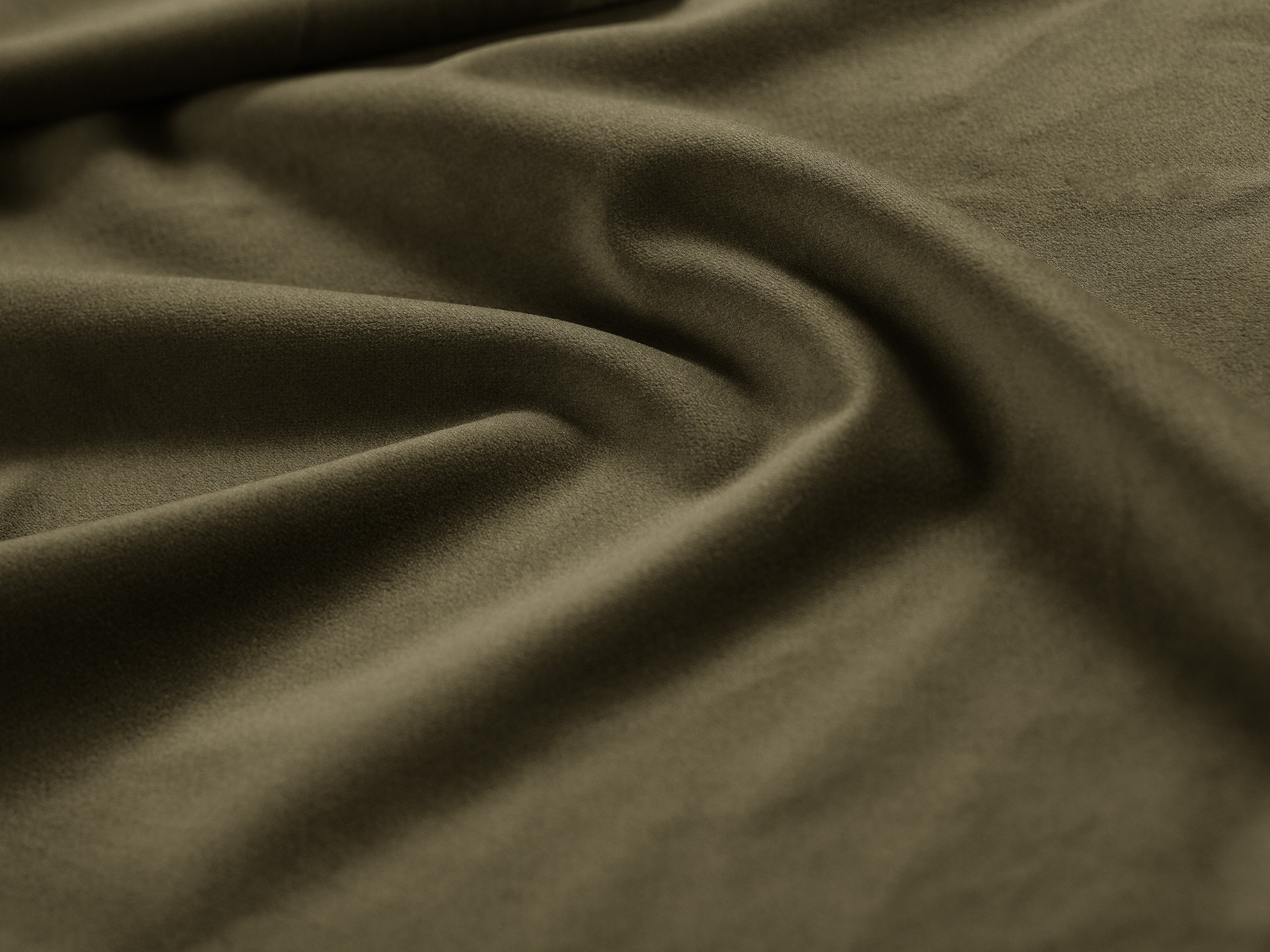 Velvet bed CAMPI groen