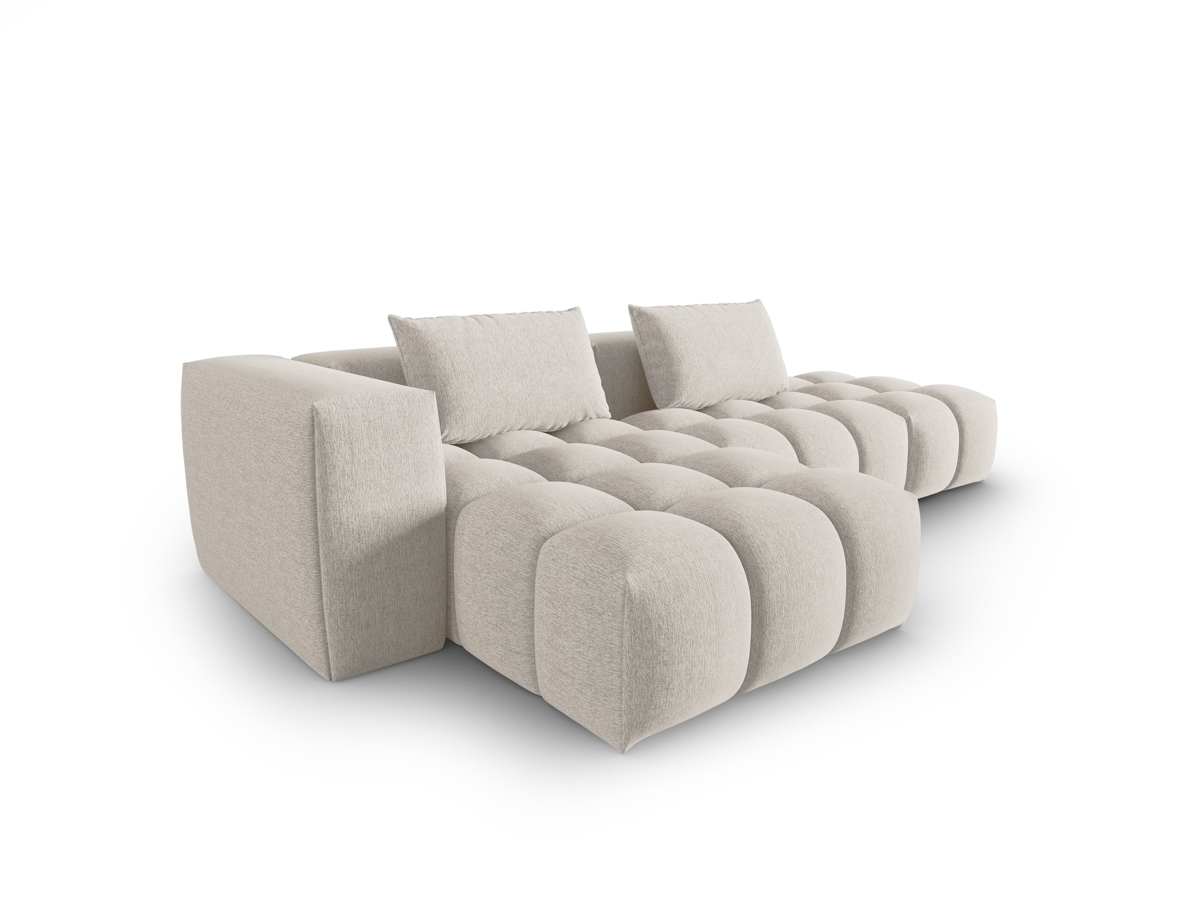 Ecksofa für 4 Personen linksseitig offen VERONA beige