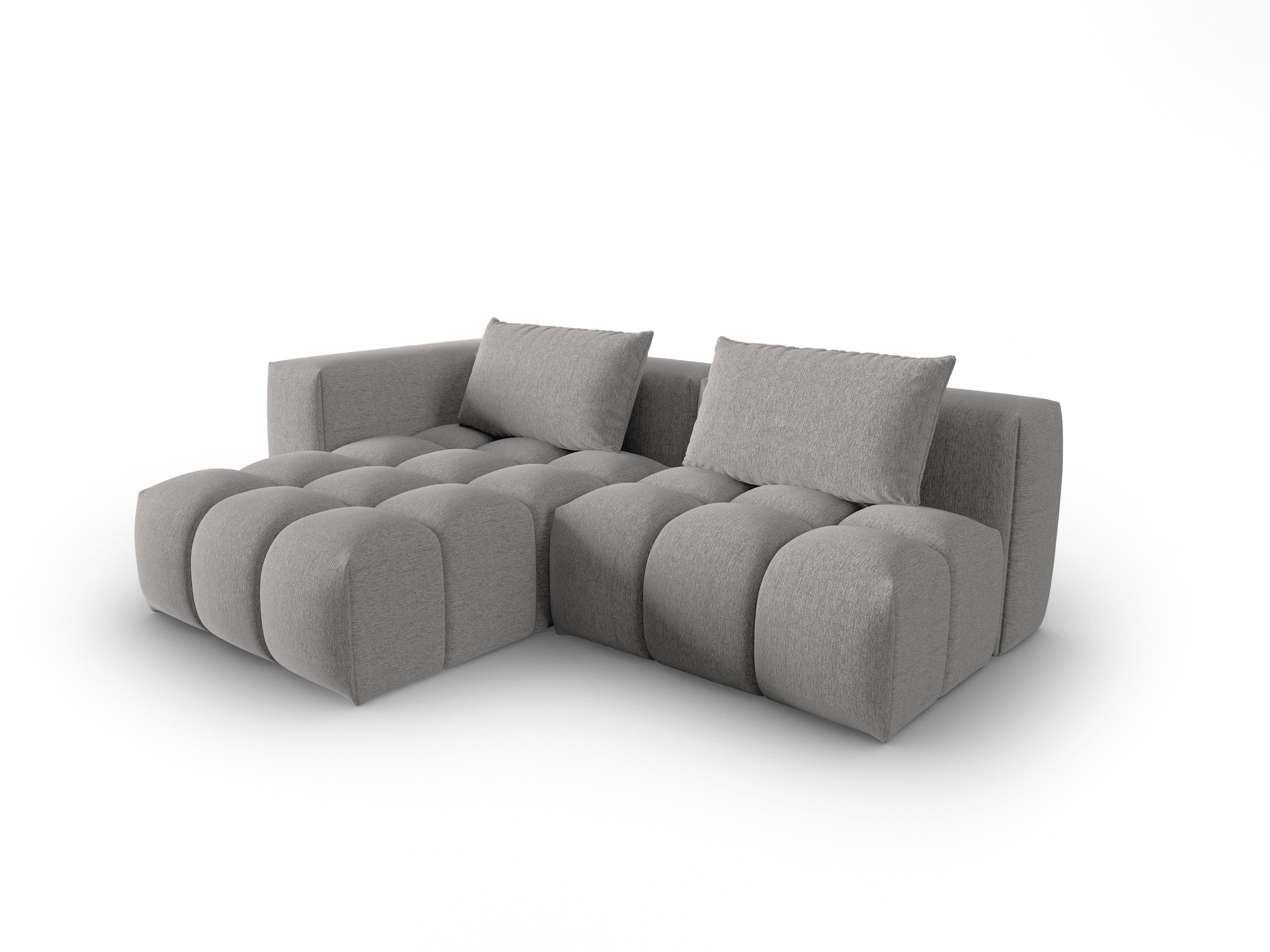 Ecksofa 3-sitzig links offen VERONA warmes Grau