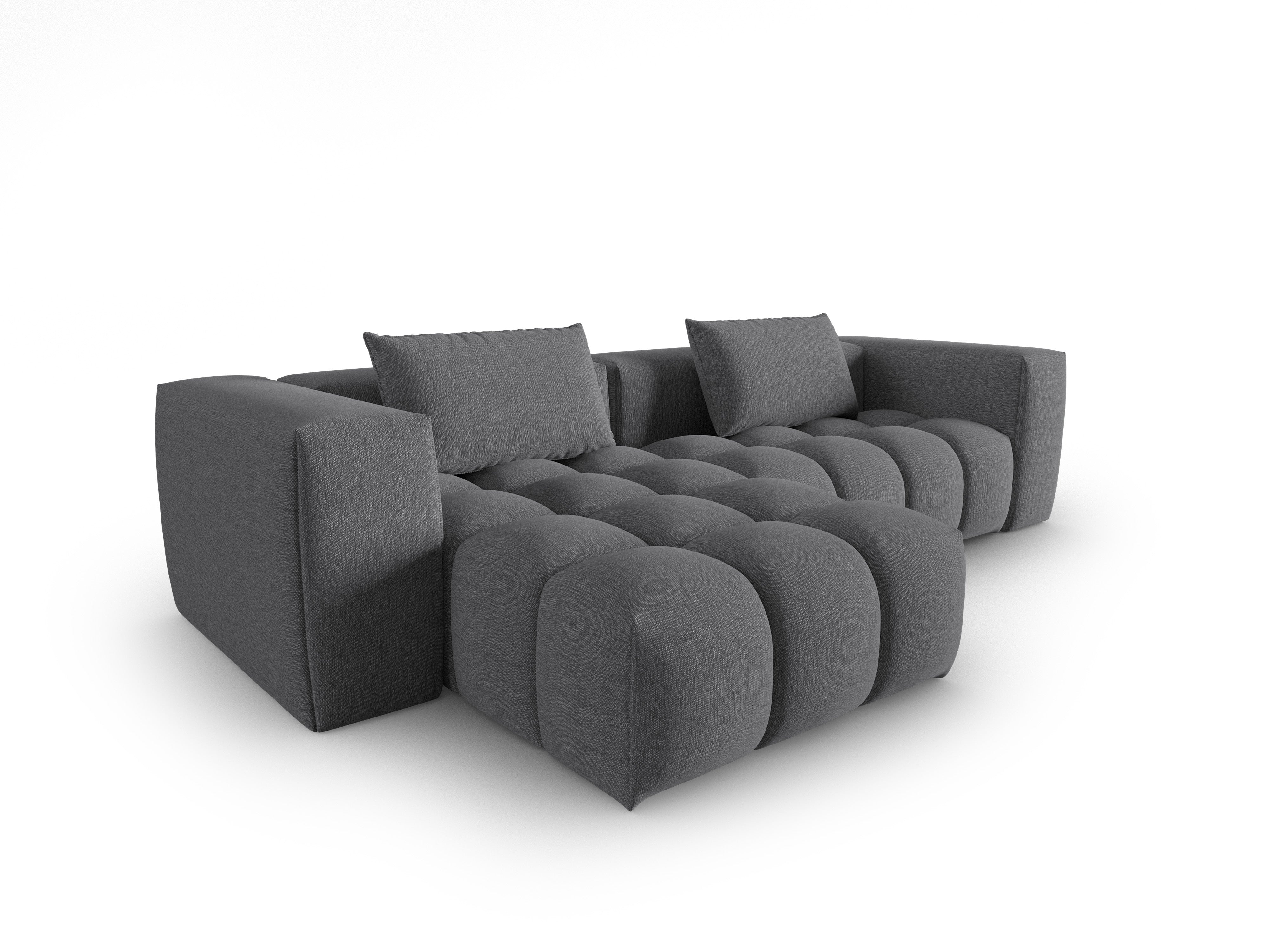 Left-facing 3-seater corner sofa VERONA gray