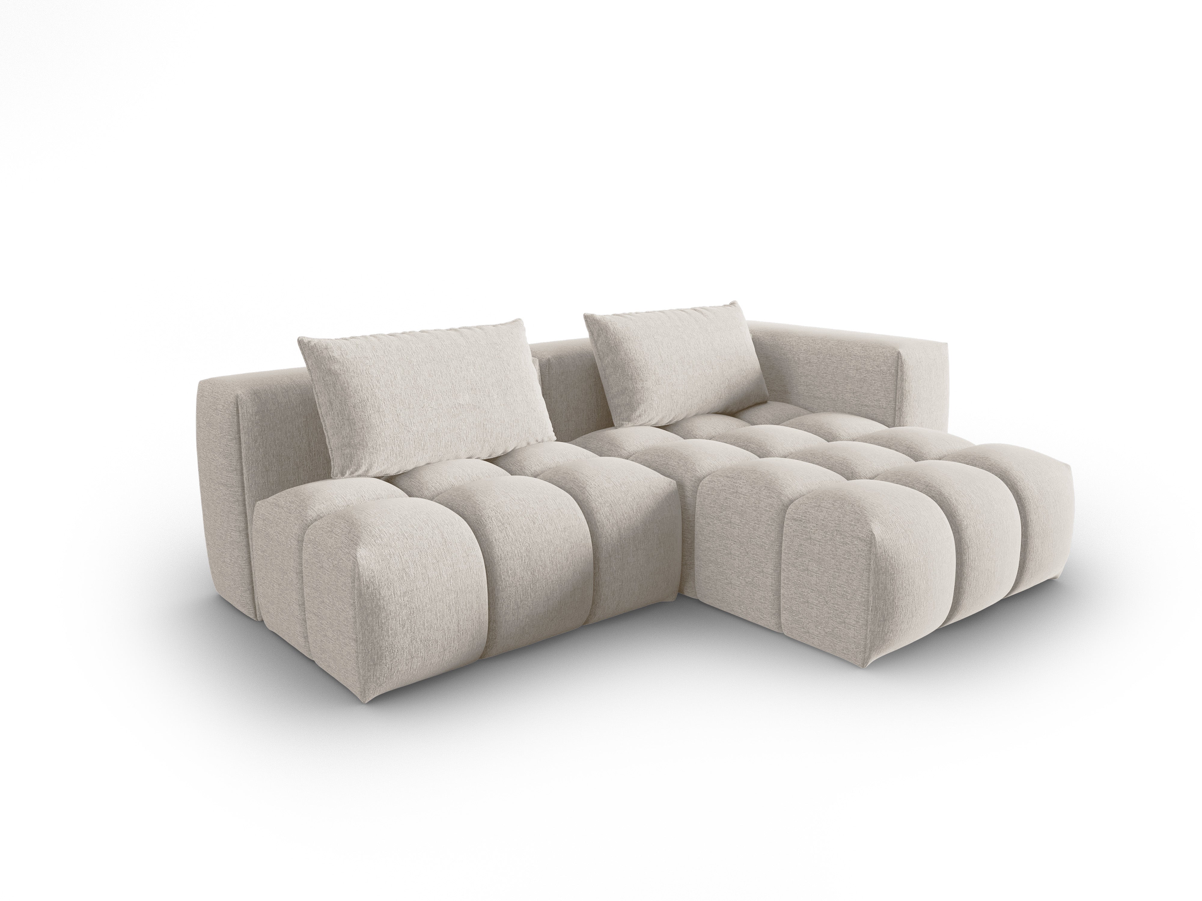 3-zits hoekbank rechts open VERONA beige