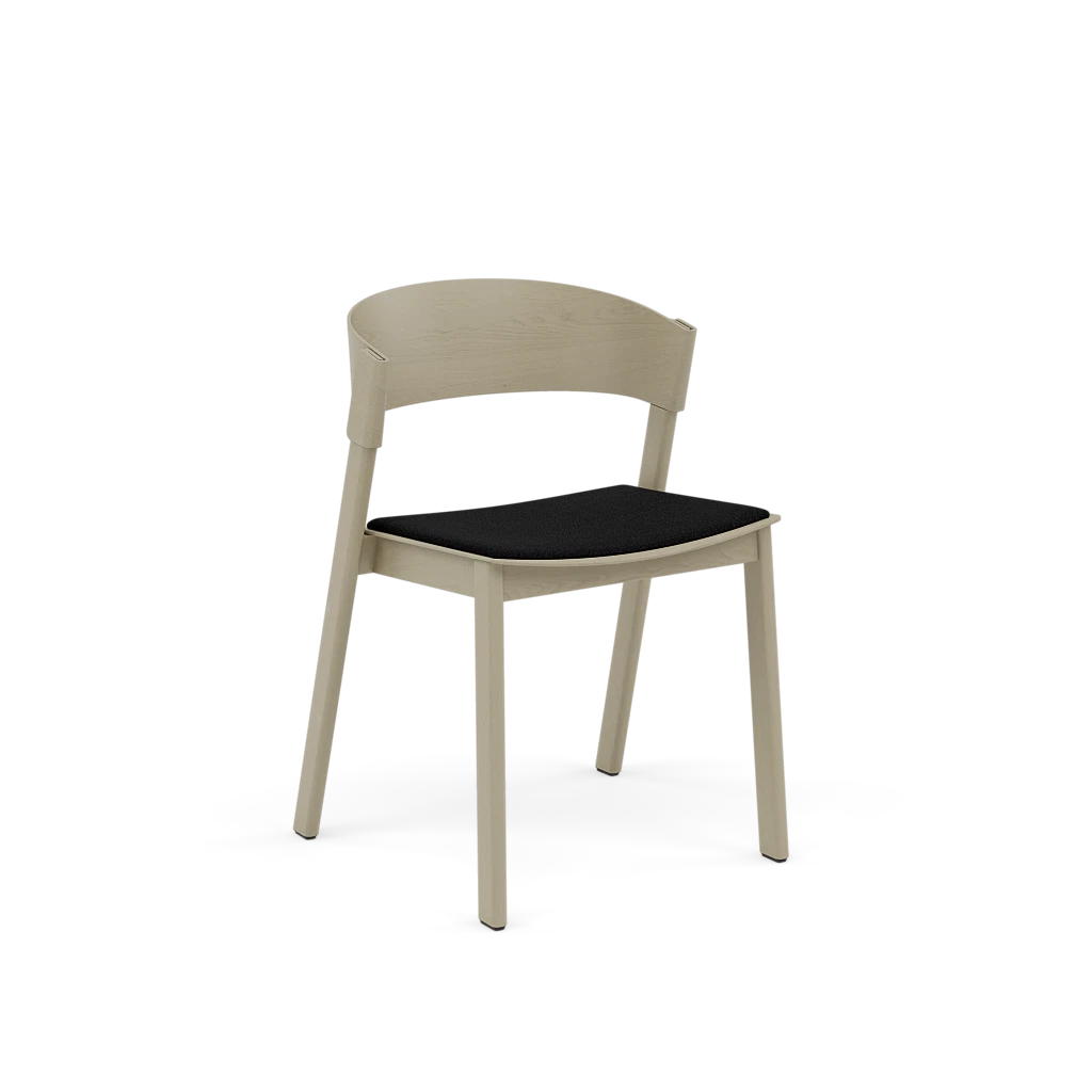 Gepersonaliseerde COVER stoel met een donkerbeige basis