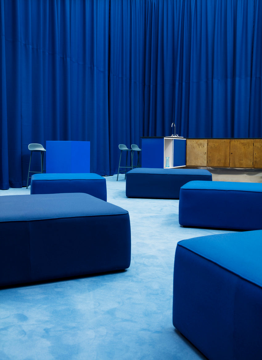 3-Personen-modulare Sofa offene rechtsseitige gepolsterte Seile