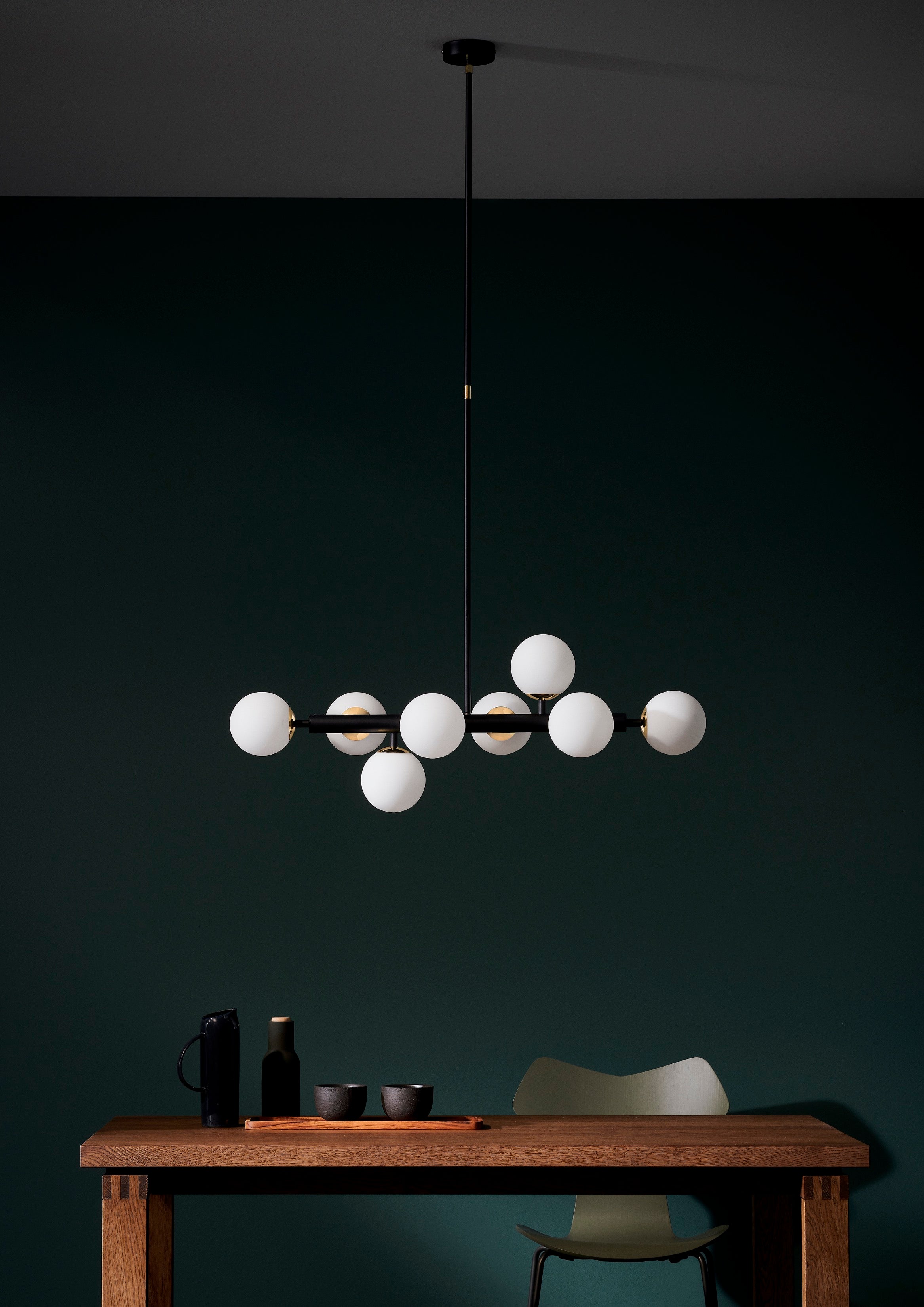CUMULUS 2 chandelier chrome