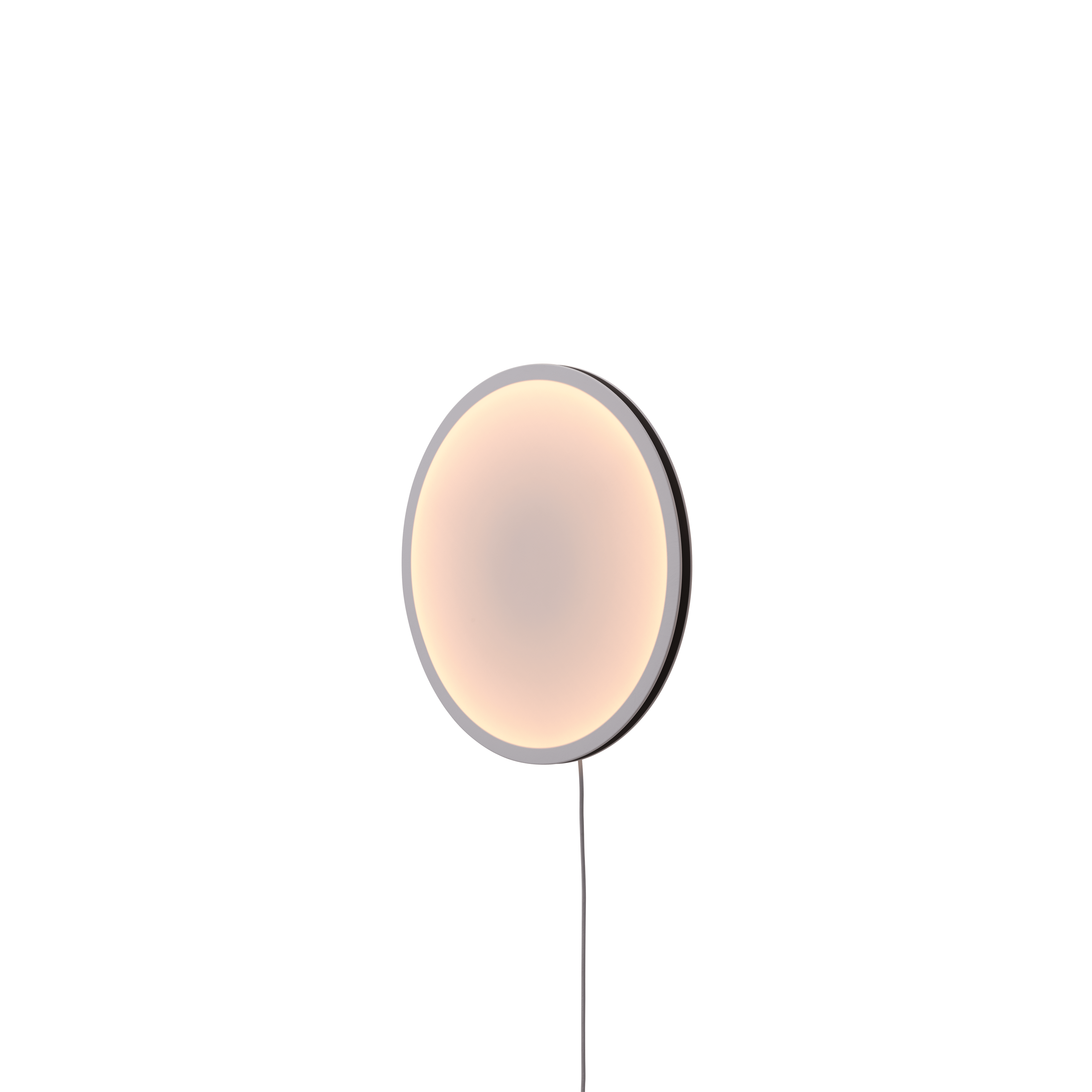Wandlamp CALM wit met zwarte rand
