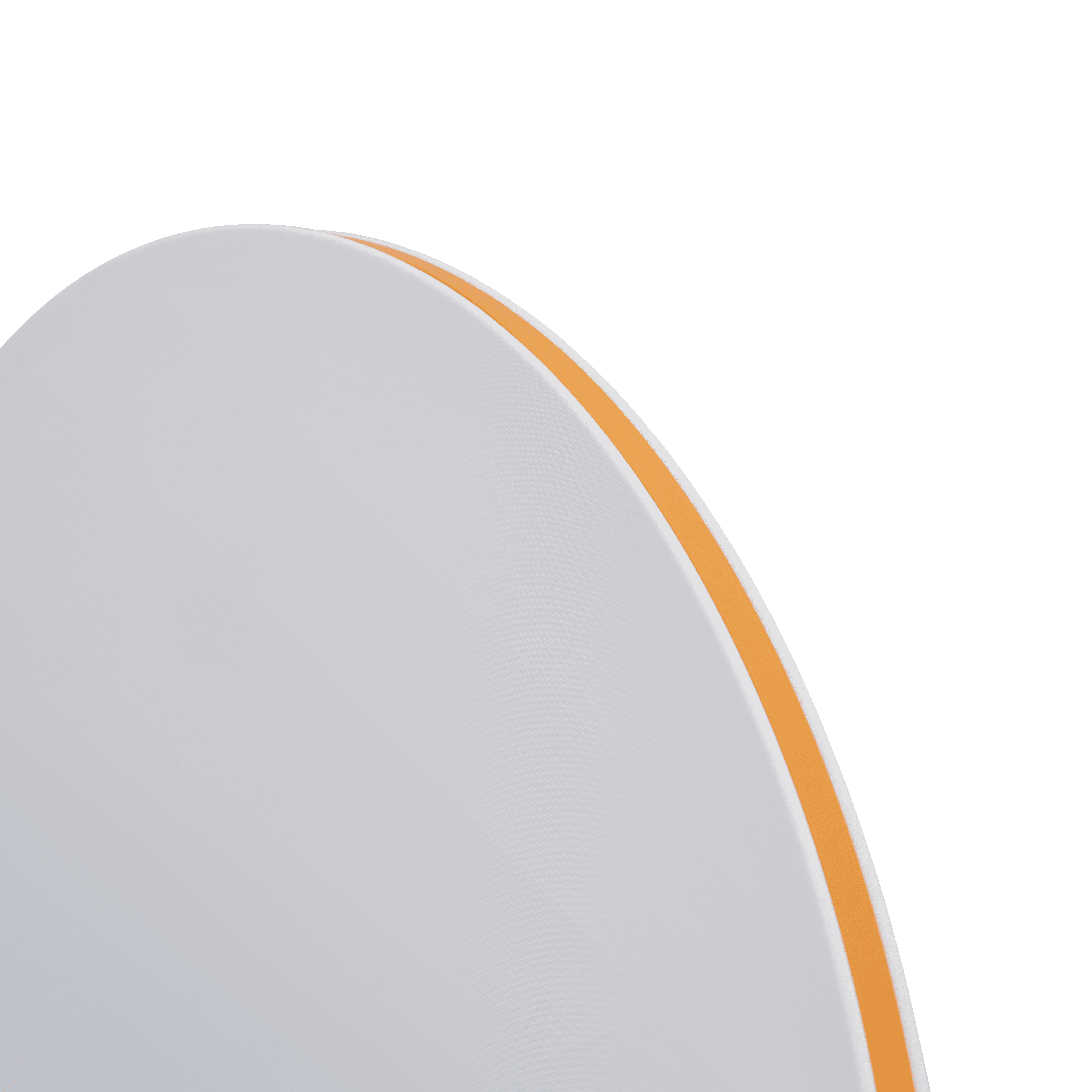 Wandlamp CALM wit met oranje rand