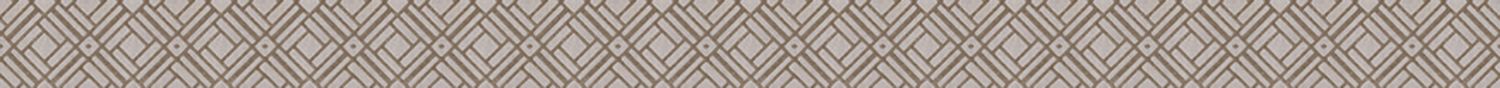 Metalen behang met geometrisch patroon KHEOPS - BLANC wit met bruin