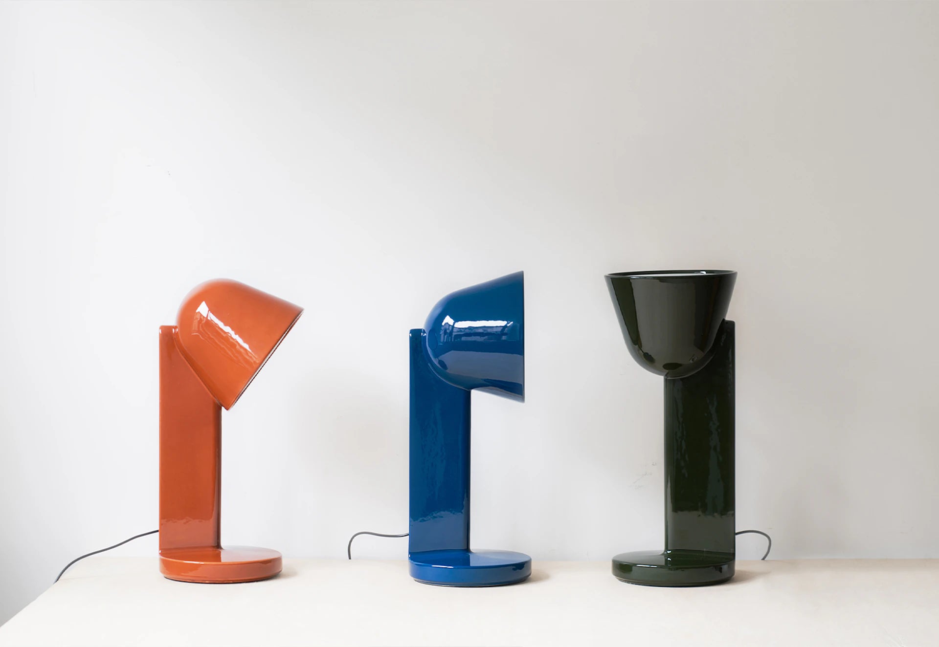 Ceramic Table Lamp Navy Blue