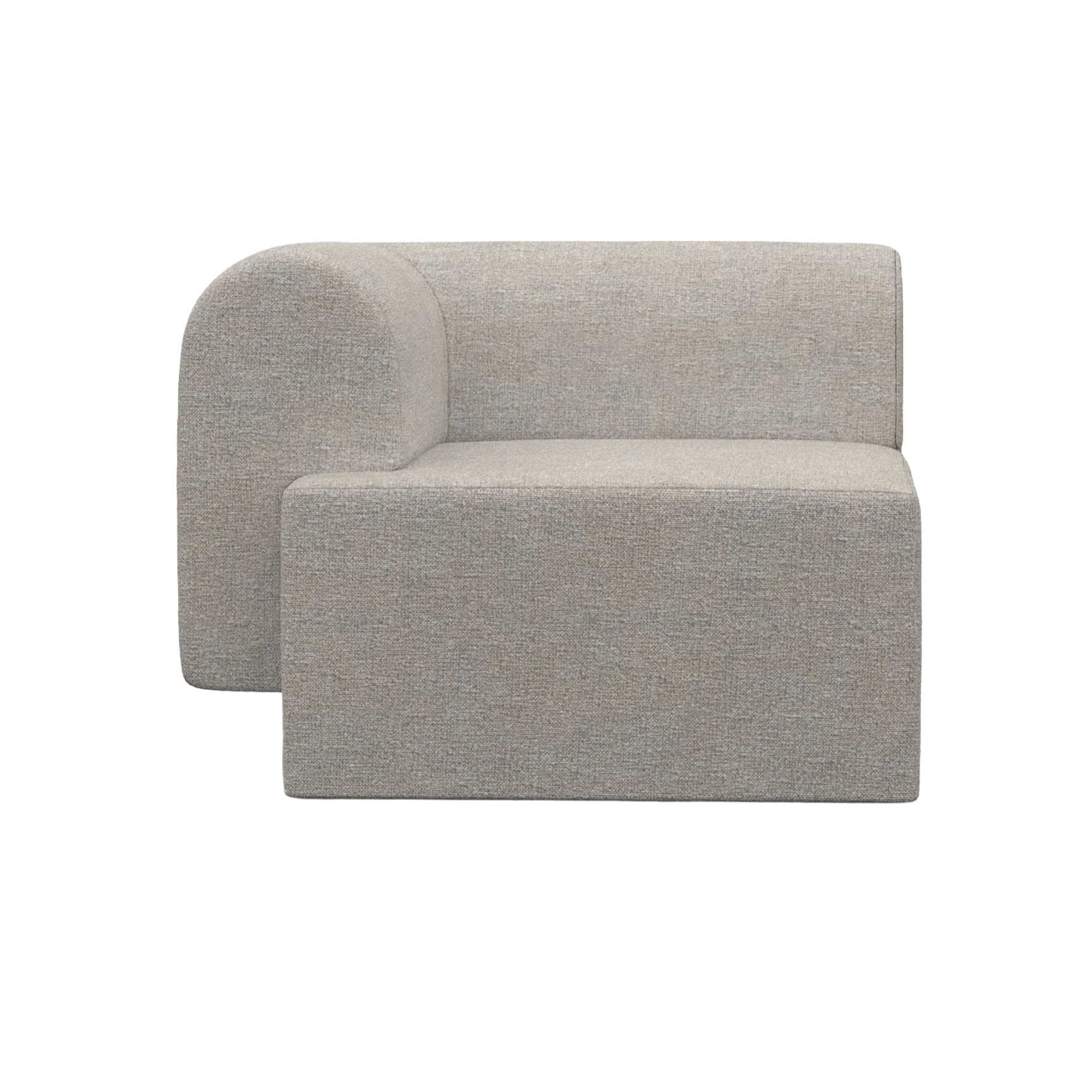 TORI Modular Sofa - Left-Side Module Gray