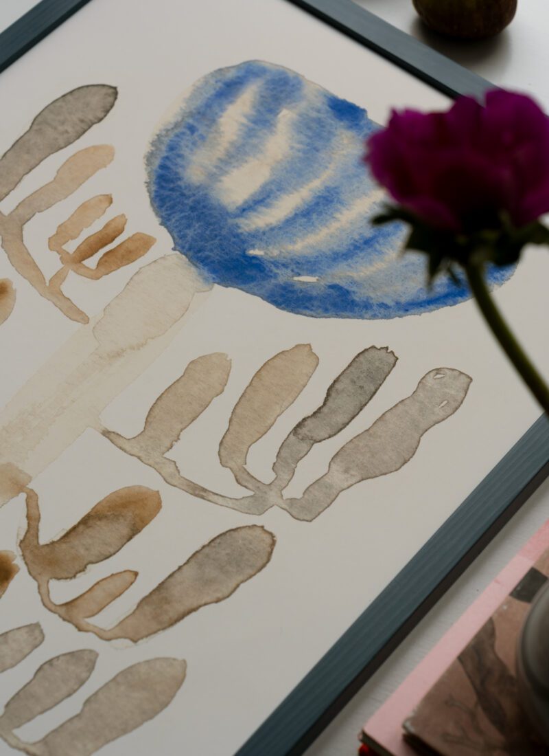 Oktober künstlerische Grafiken