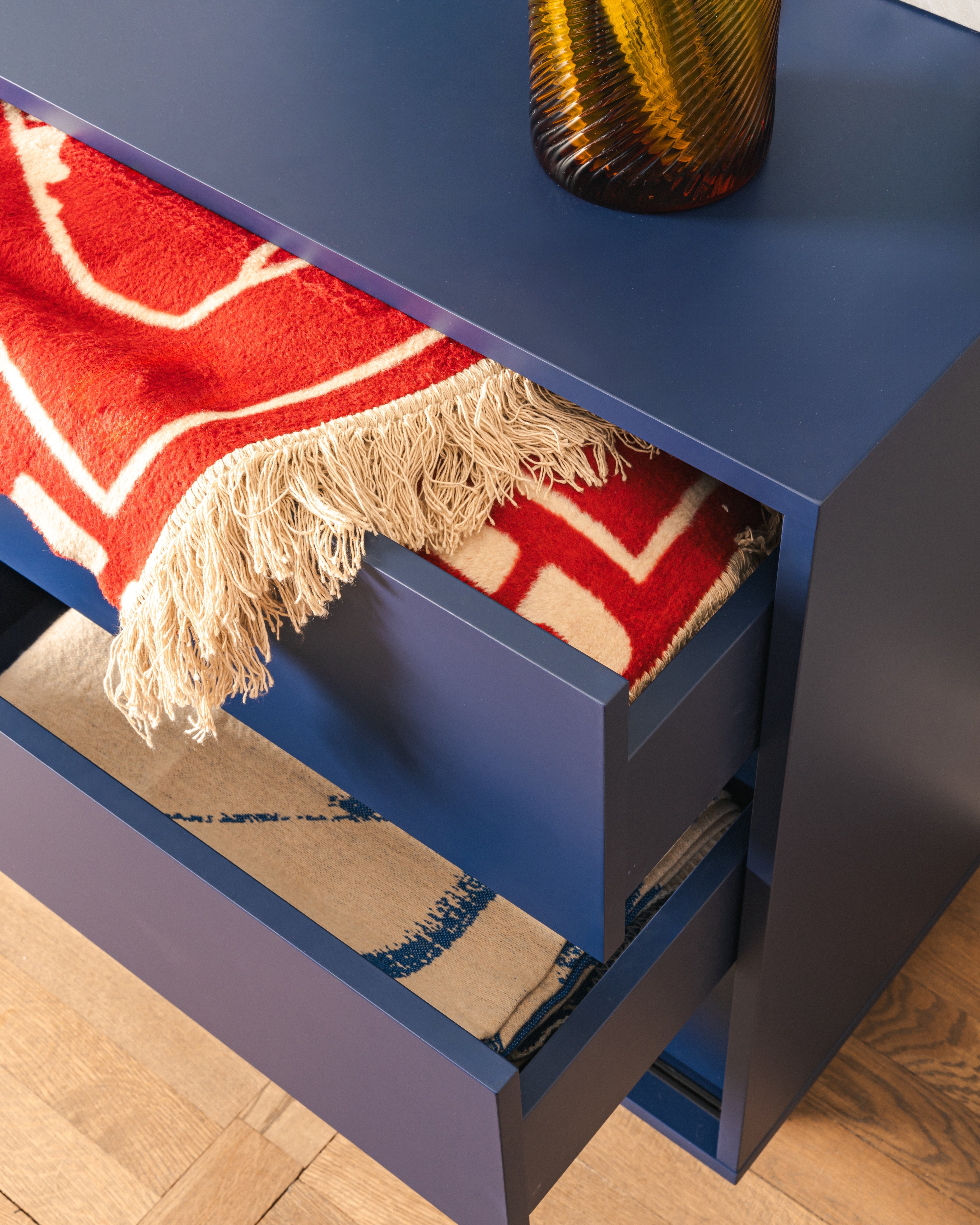 Komoda PAC kobaltowy niebieski