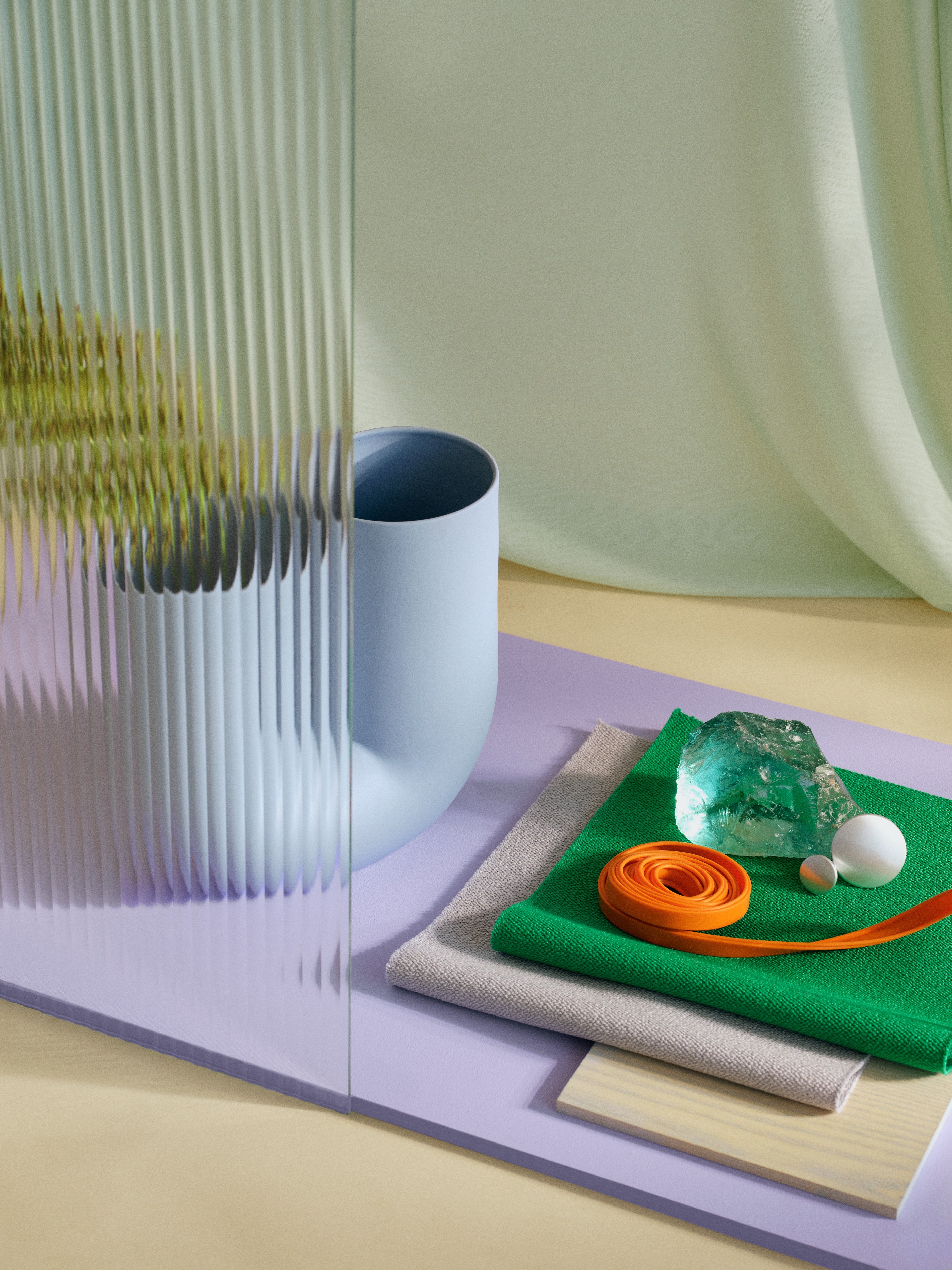 Vase KINK himmelblau