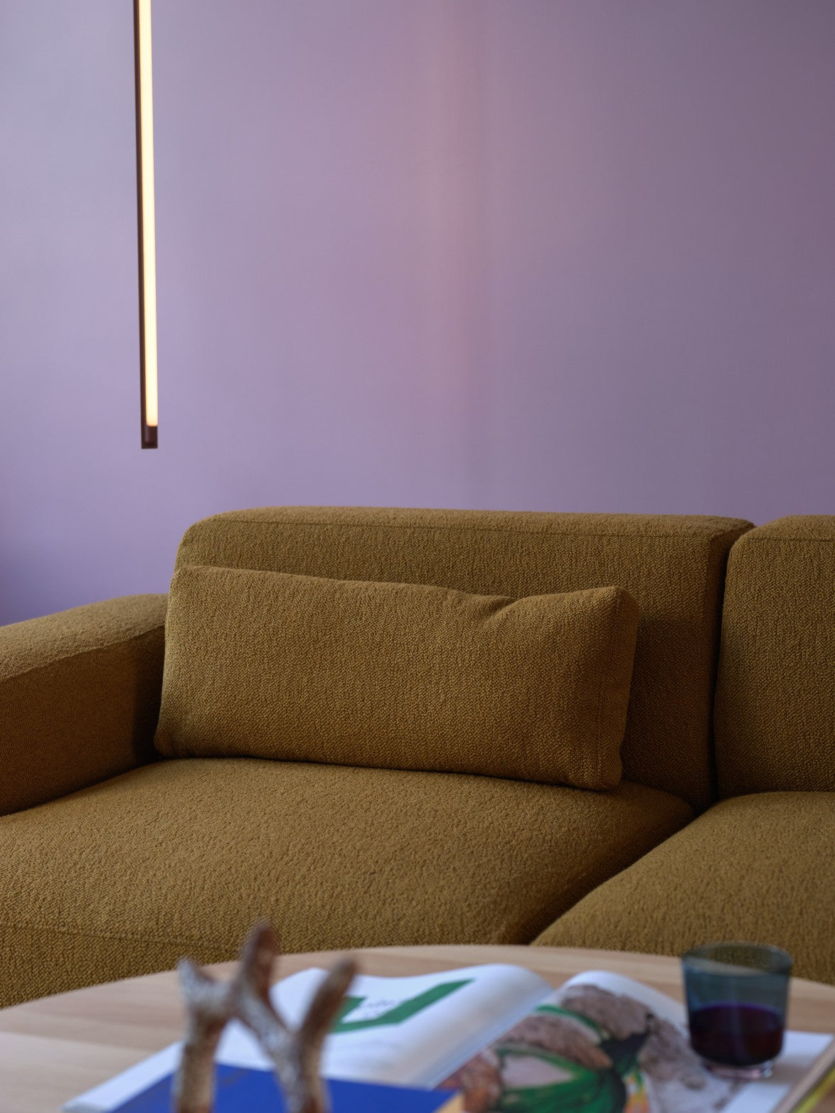 Salontafel SOFT eikenhout met lichtgrijze basis