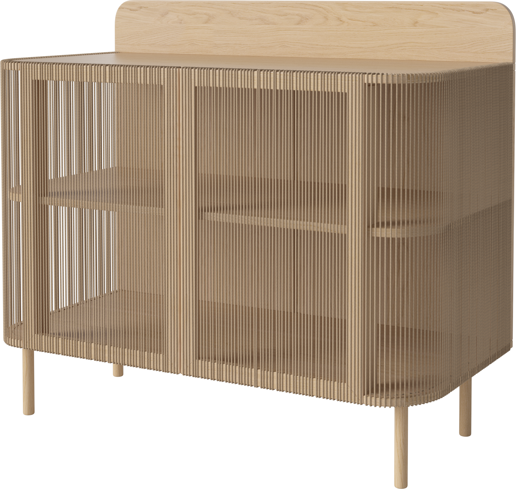 Consoles DJ-tafel CORD bielone eikenhout