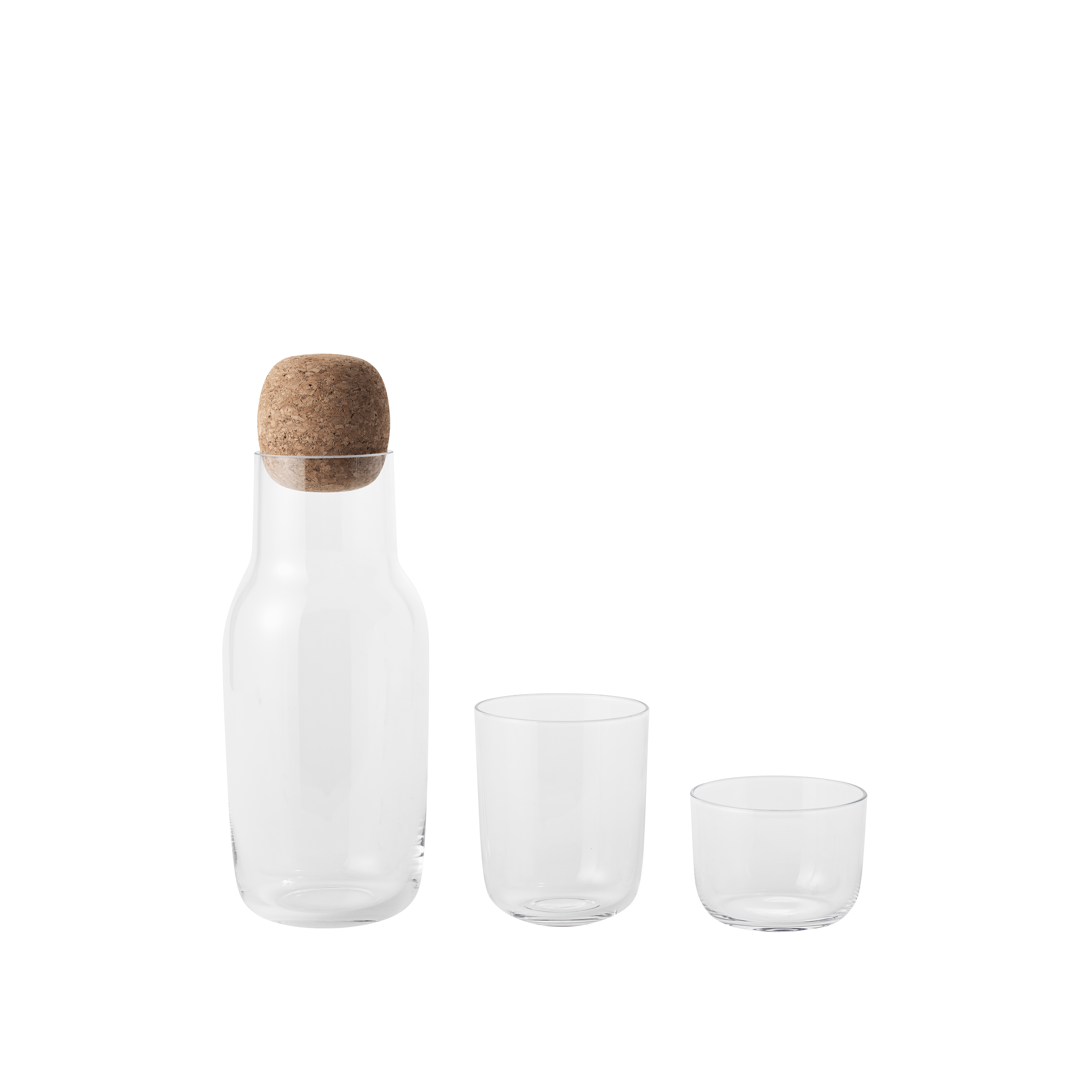 Karafka CORKY aus transparentem Glas