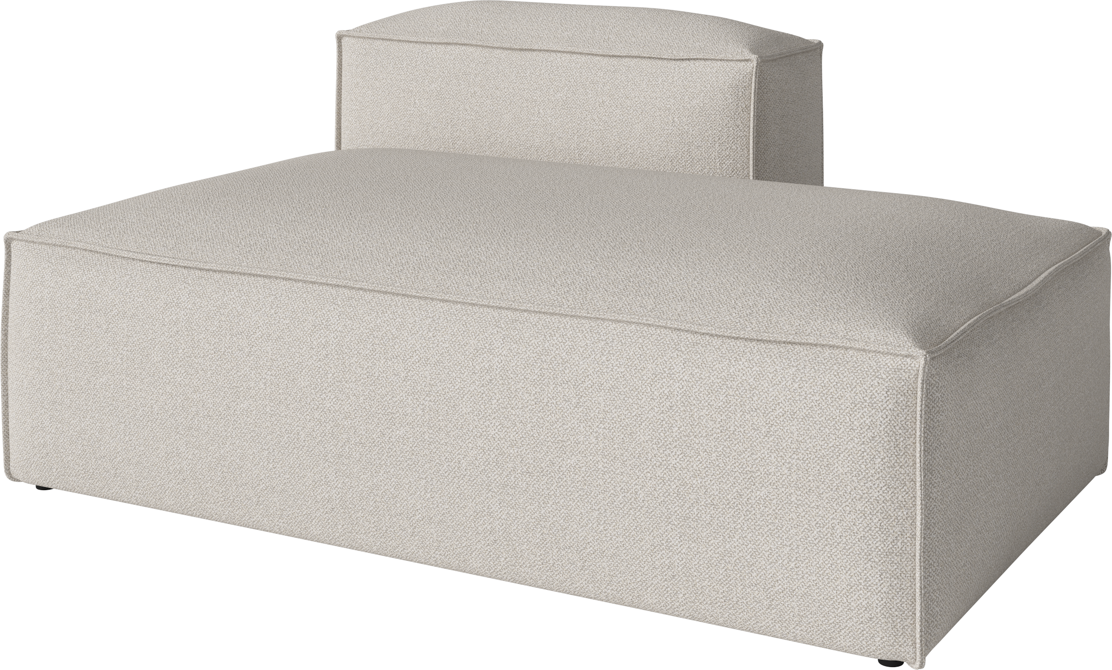 Modulaire bank COSIMA - rechter module met open zijkant