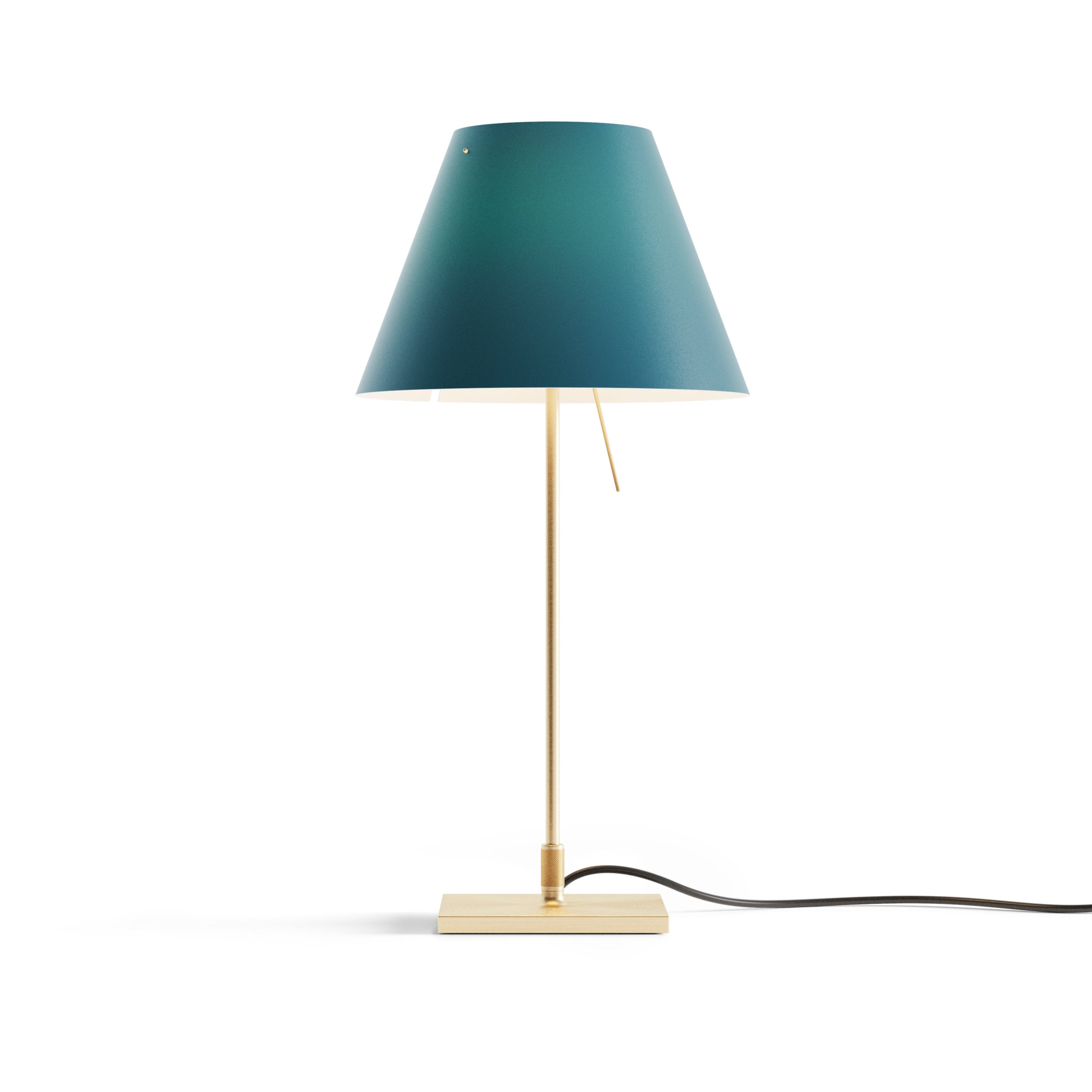 Tafellamp COSTANZINA blauwe kap