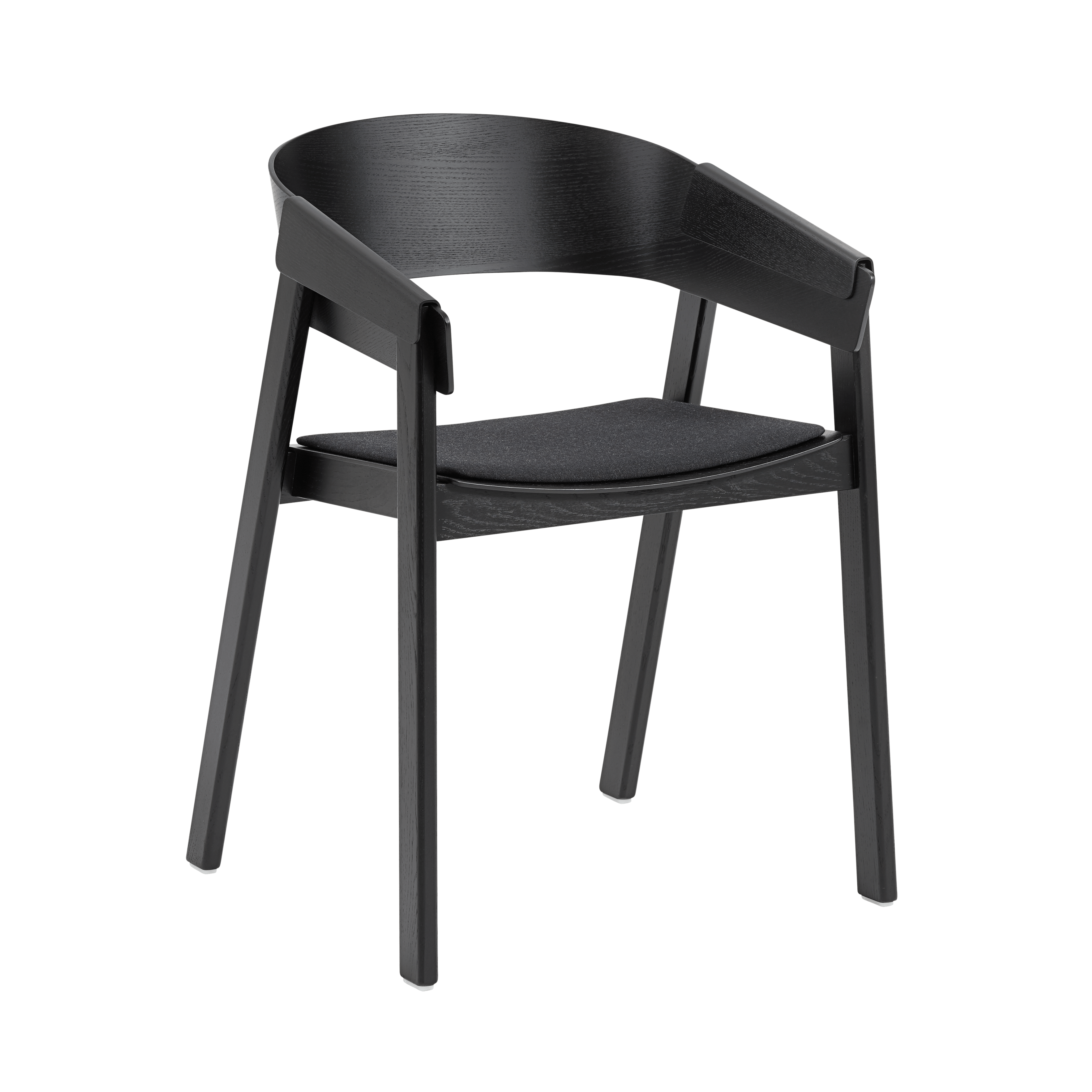 Personalisierbarer COVER Sessel mit Armlehnen und schwarzem Gestell