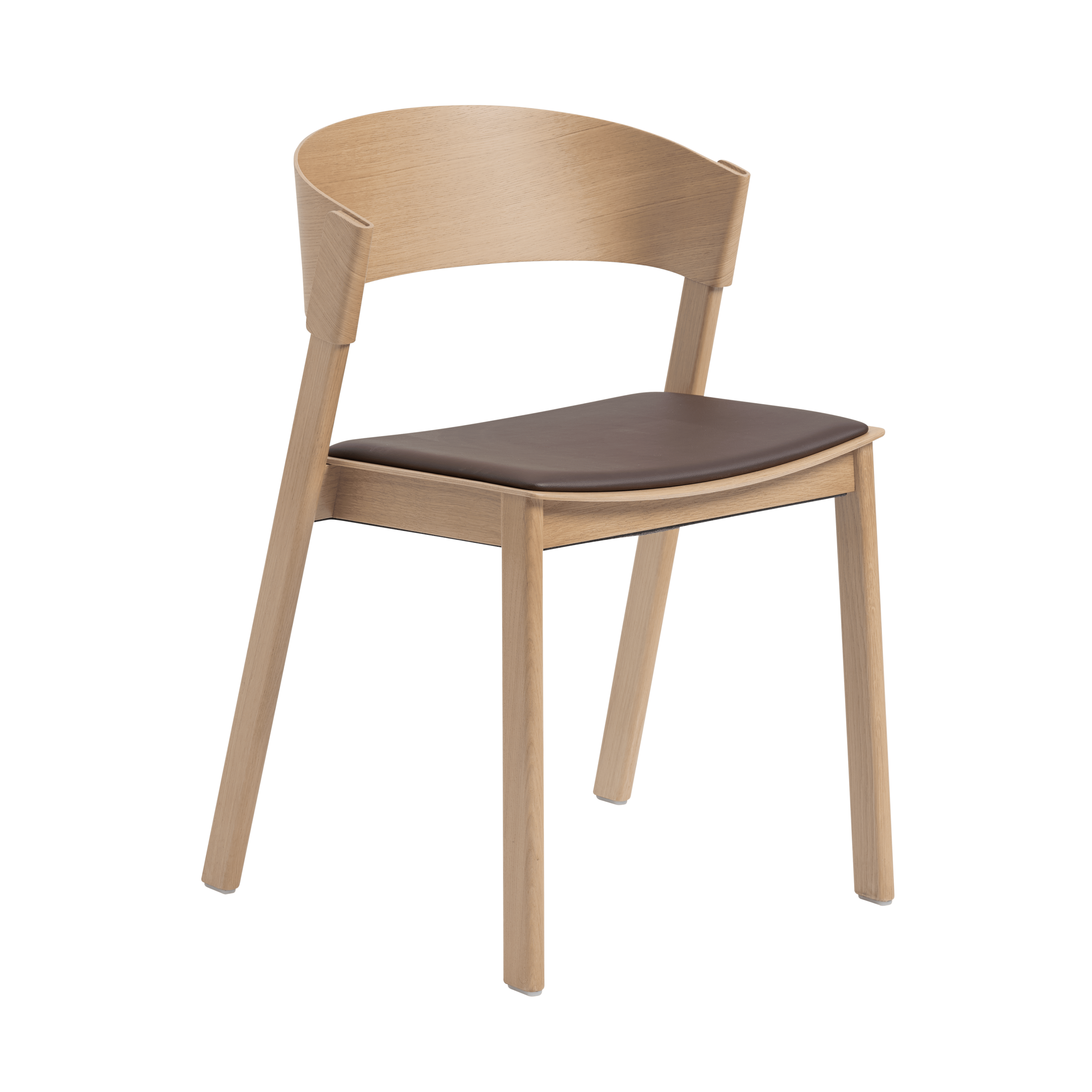 Gepersonaliseerde COVER stoel met eikenhouten basis