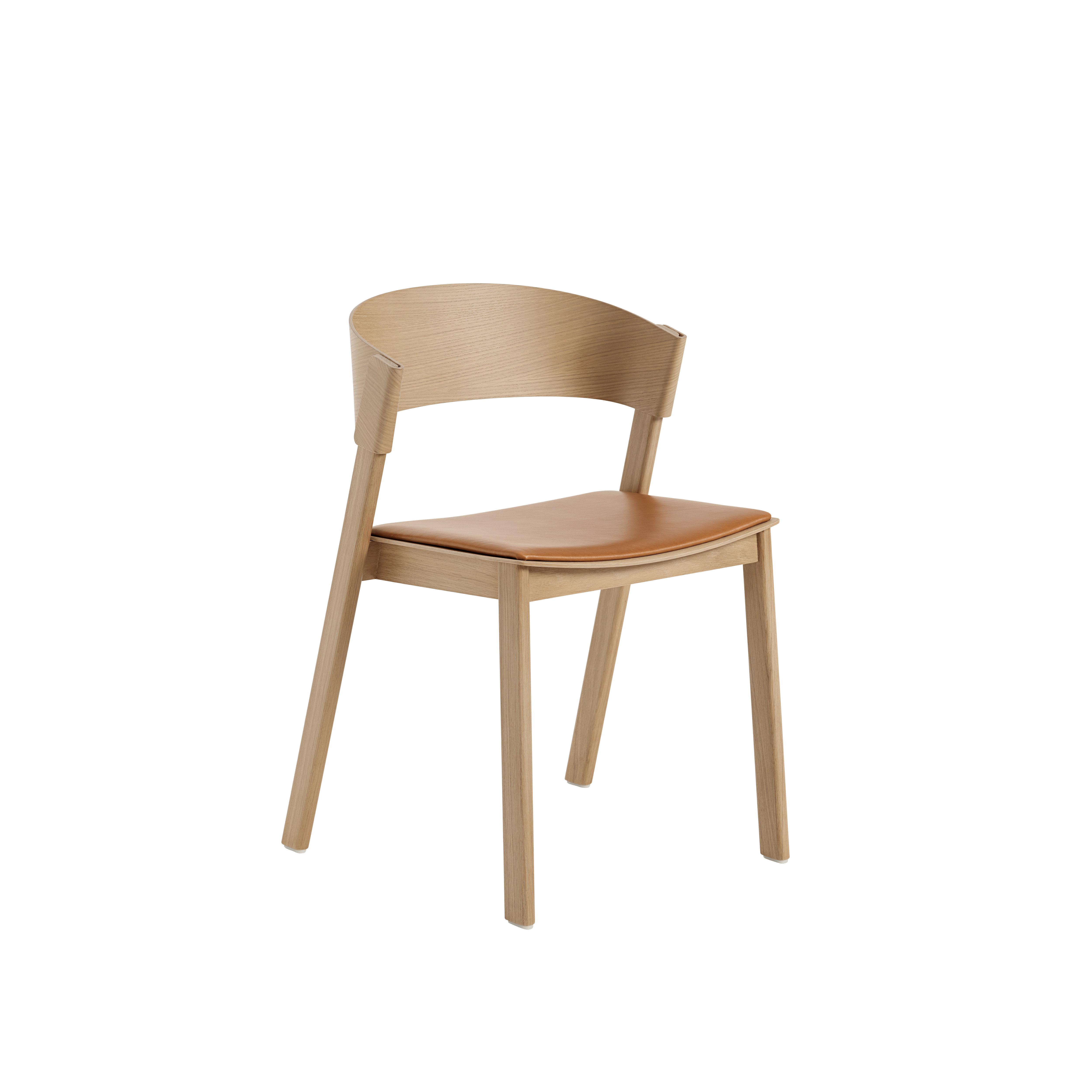 Gepersonaliseerde COVER stoel met eikenhouten basis