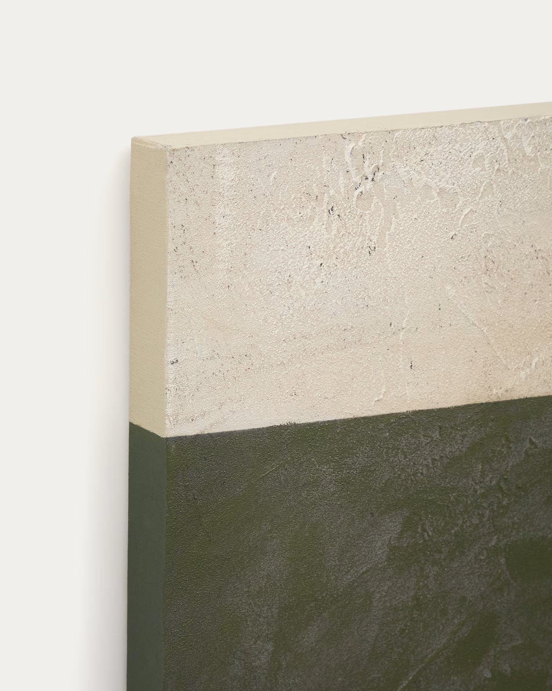 Schilderij FIDA groen met beige