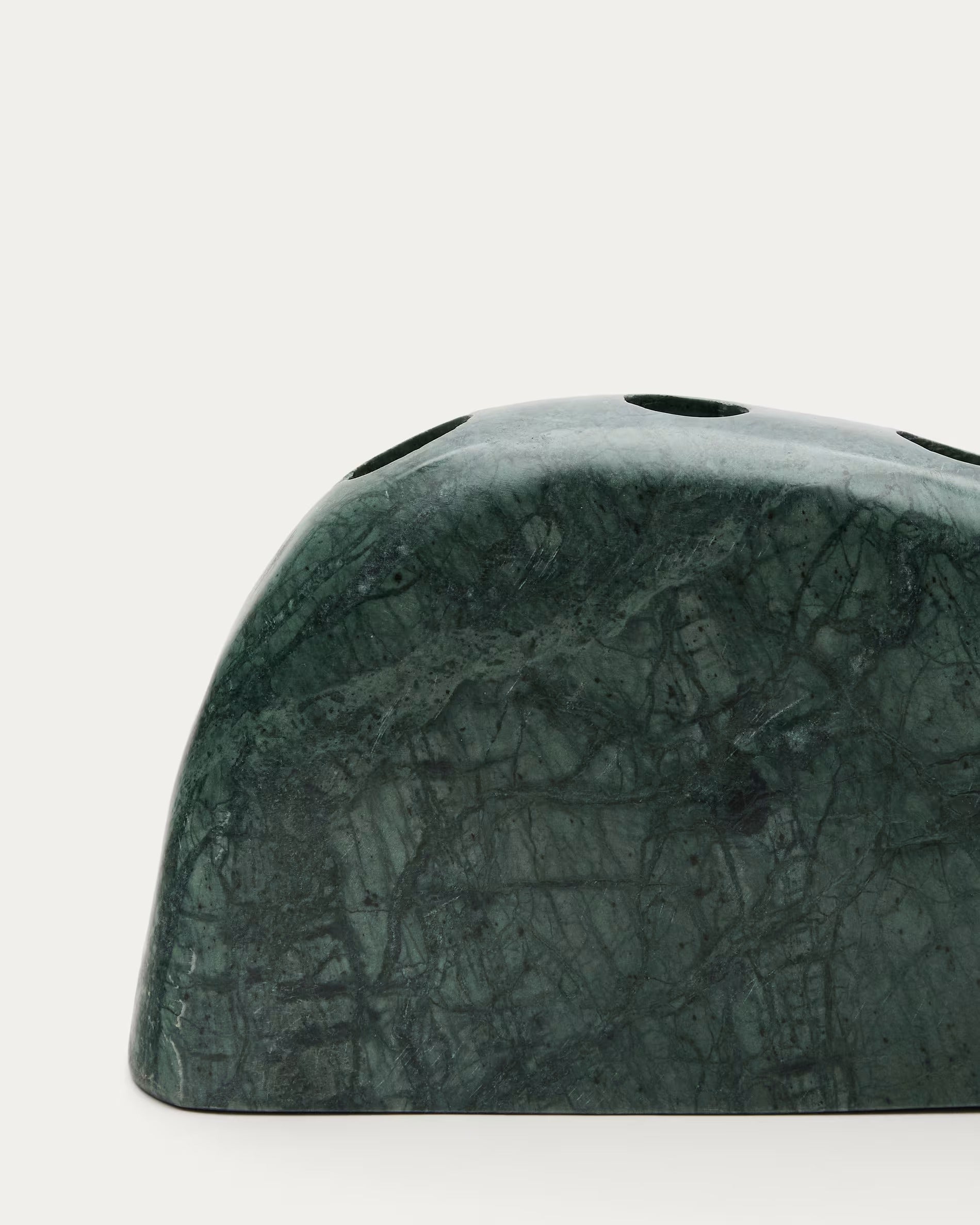 Kaarsenhouder SIGNE groene marmer