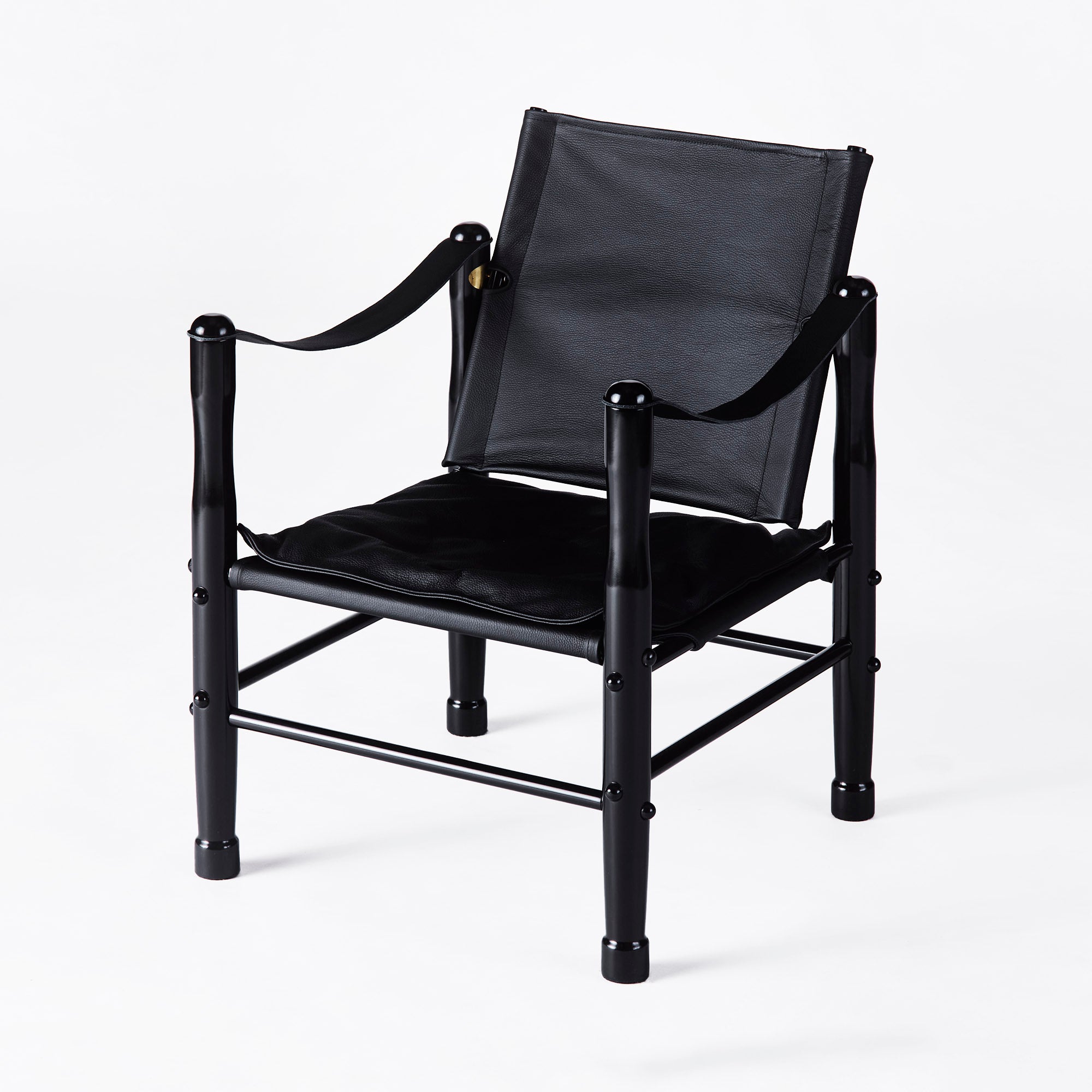 Fauteuil SAFARI zwart leer