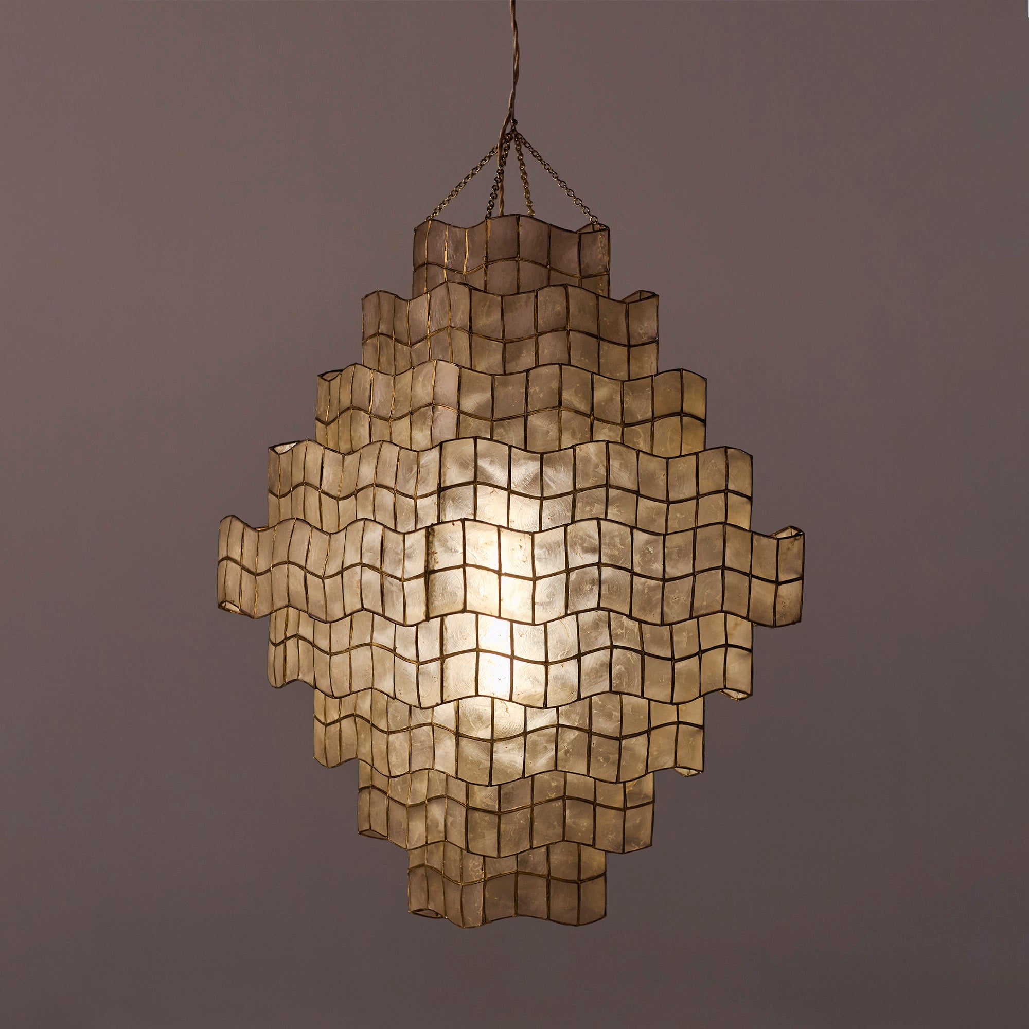 Hanglamp CORNELIA schelpen Capiz
