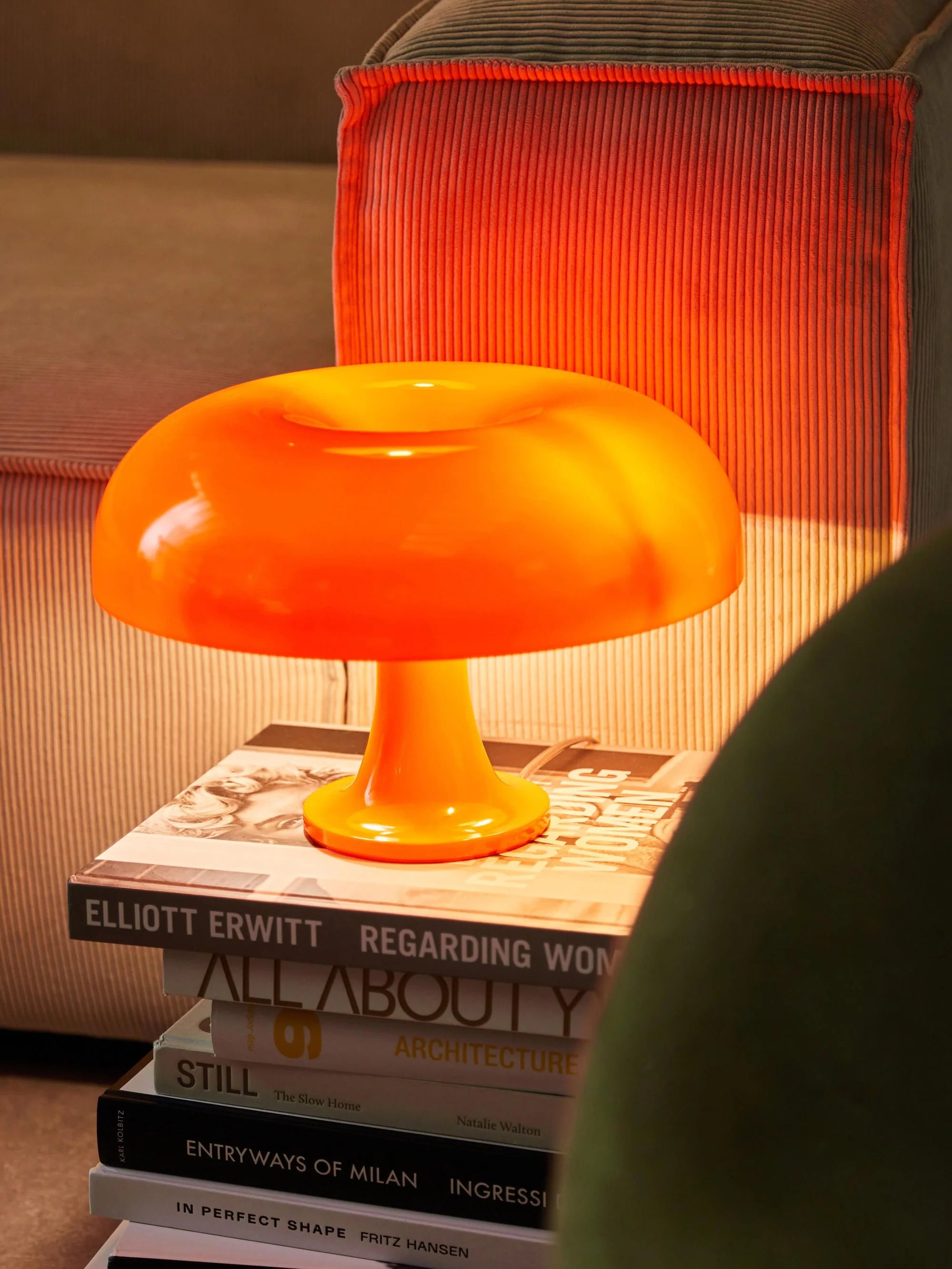 Tischlampe NESSINO orange